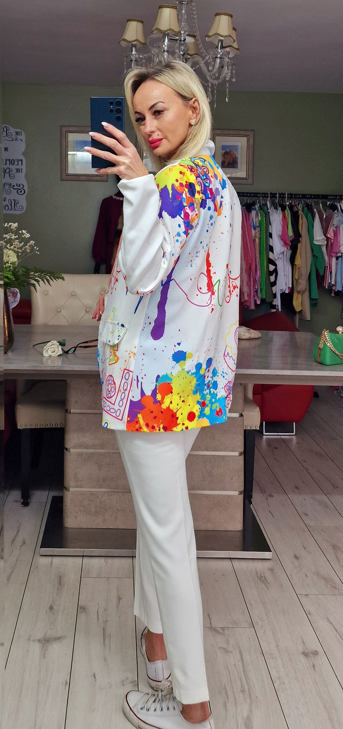 Love Unique Blazer. Print 2