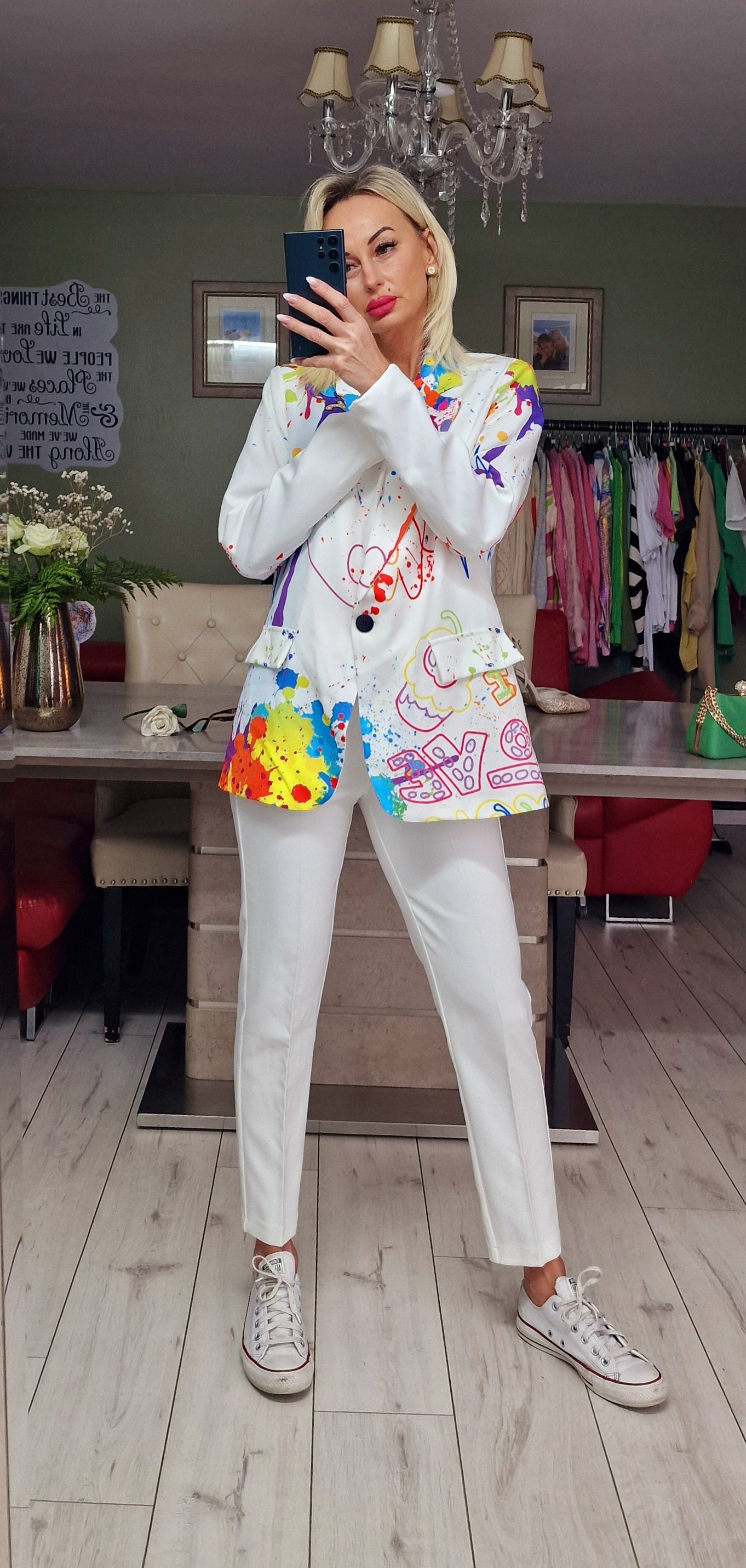 Love Unique Blazer. Print 2
