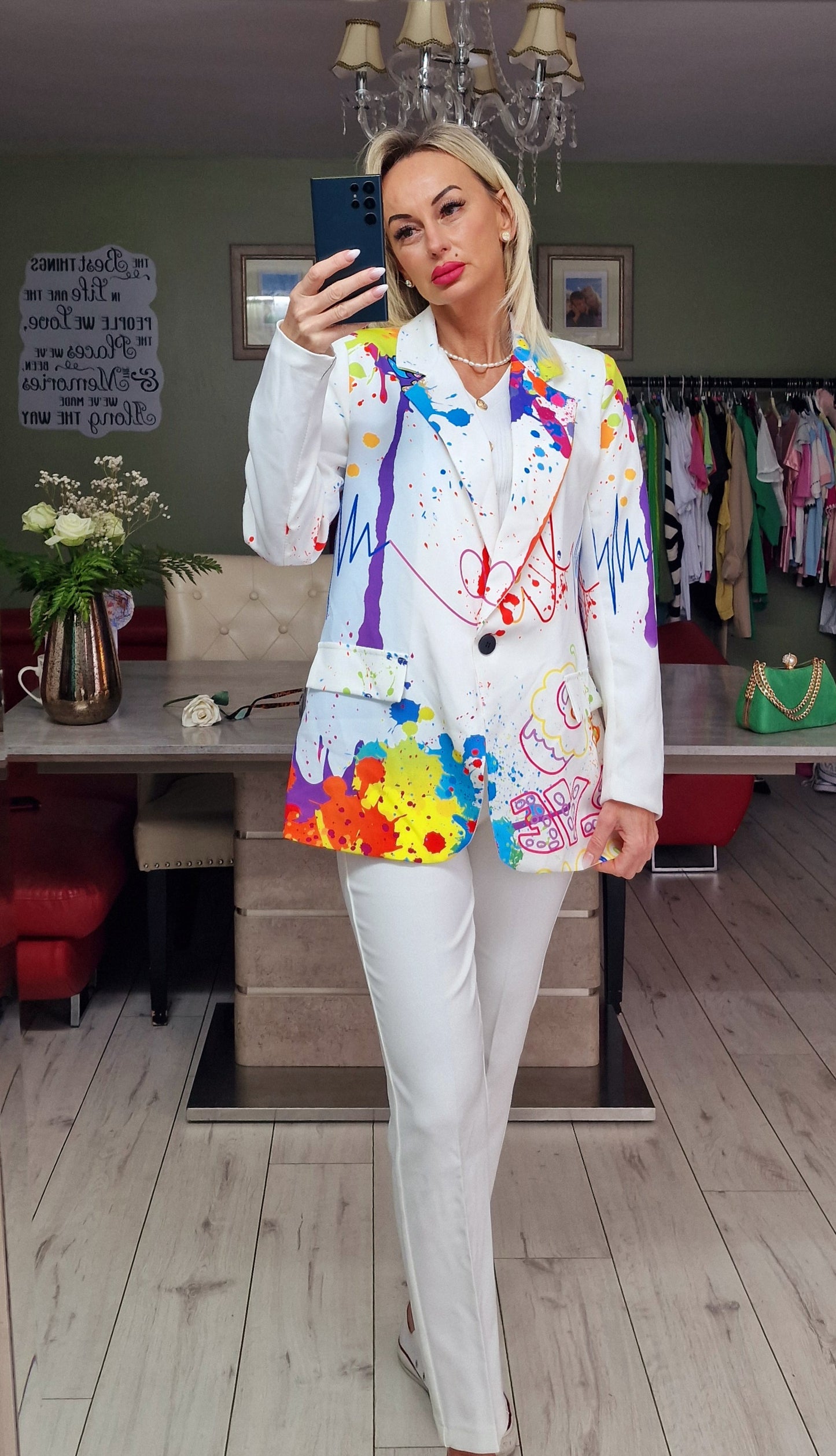 Love Unique Blazer. Print 2