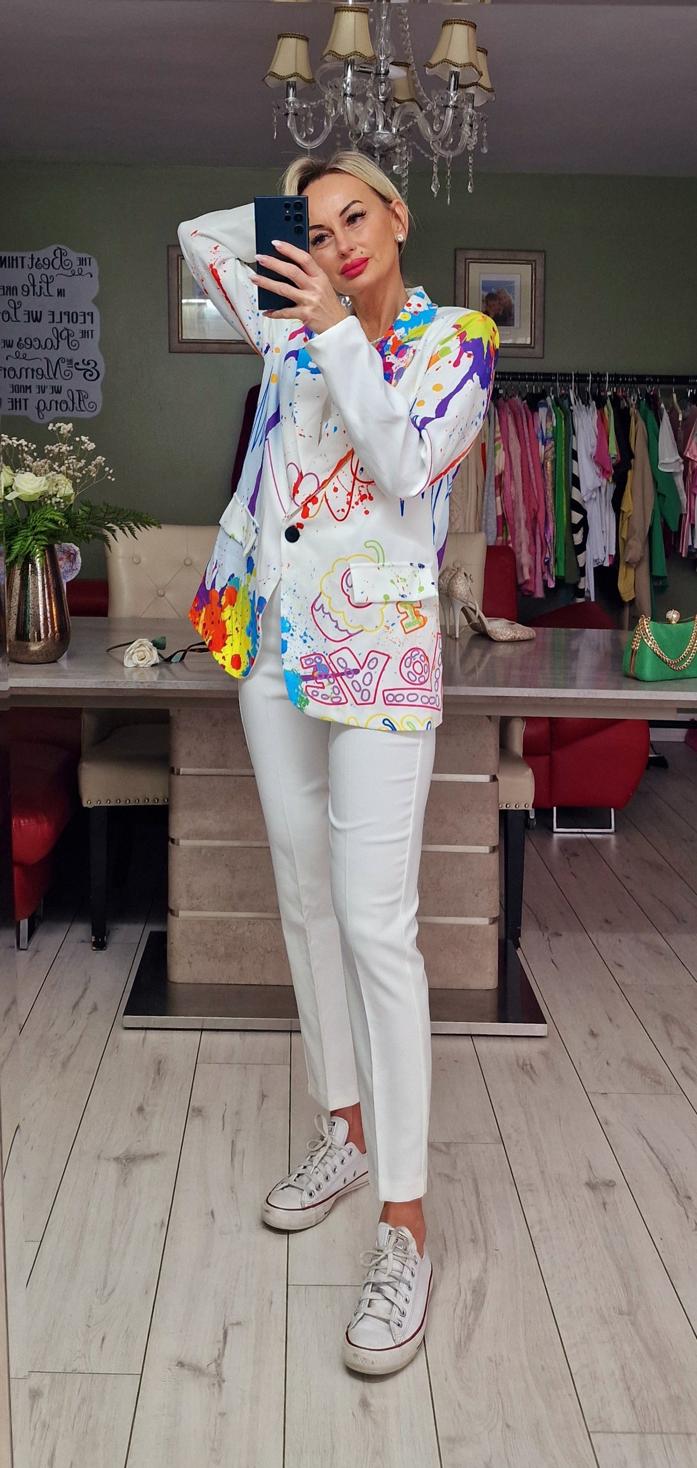 Love Unique Blazer. Print 2
