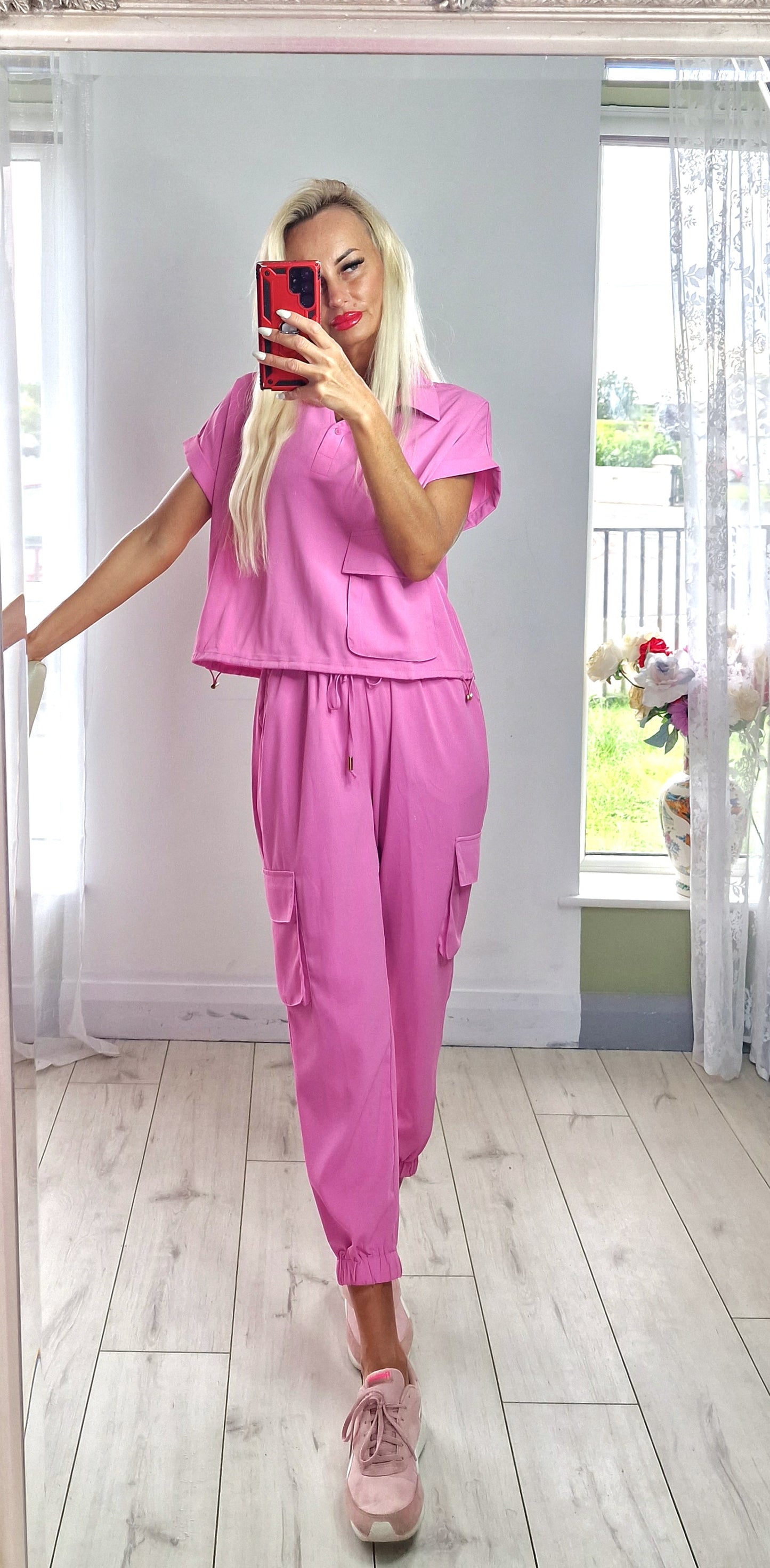 Summer Tracksuits In Pink Colour