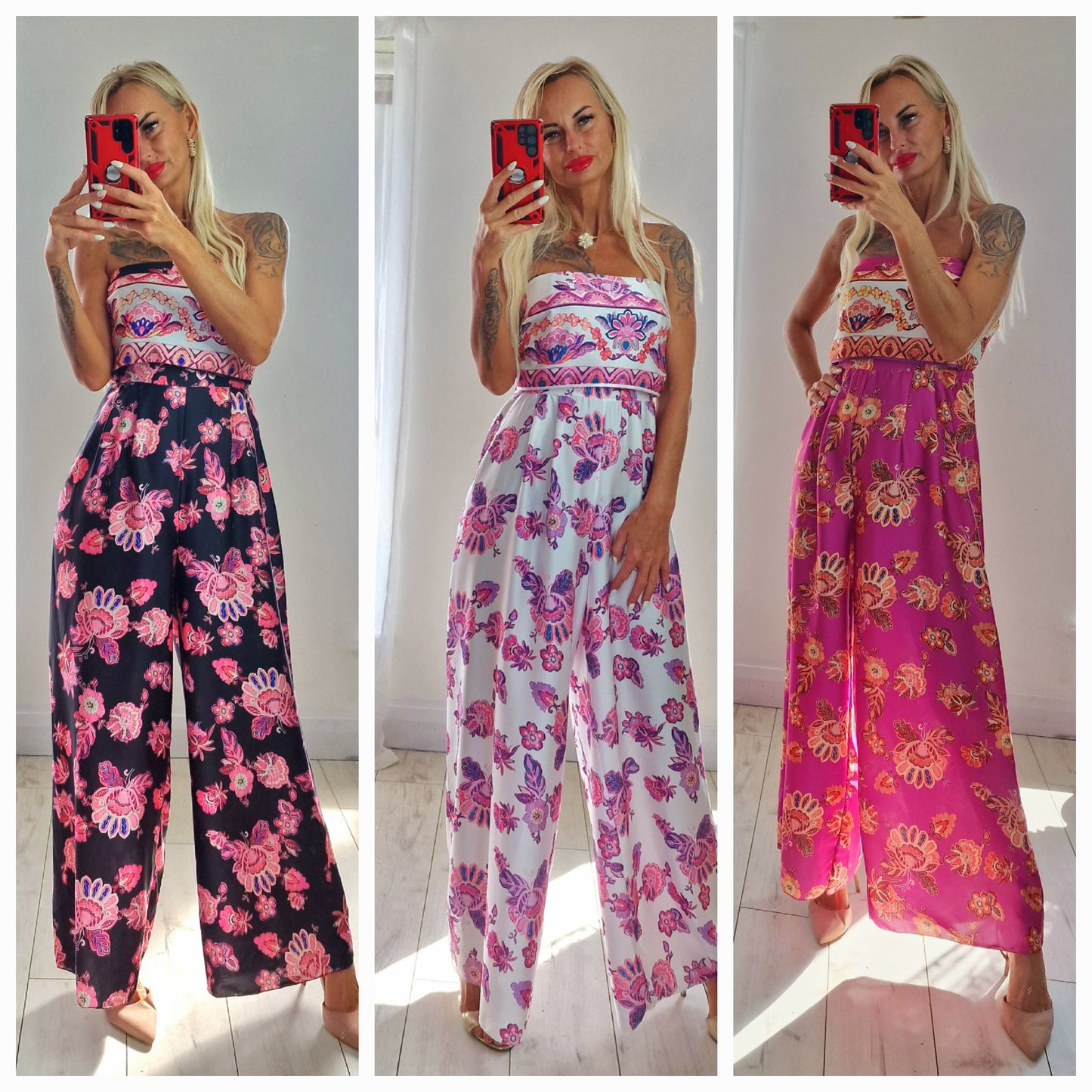 Oriental Satin Jumpsuit