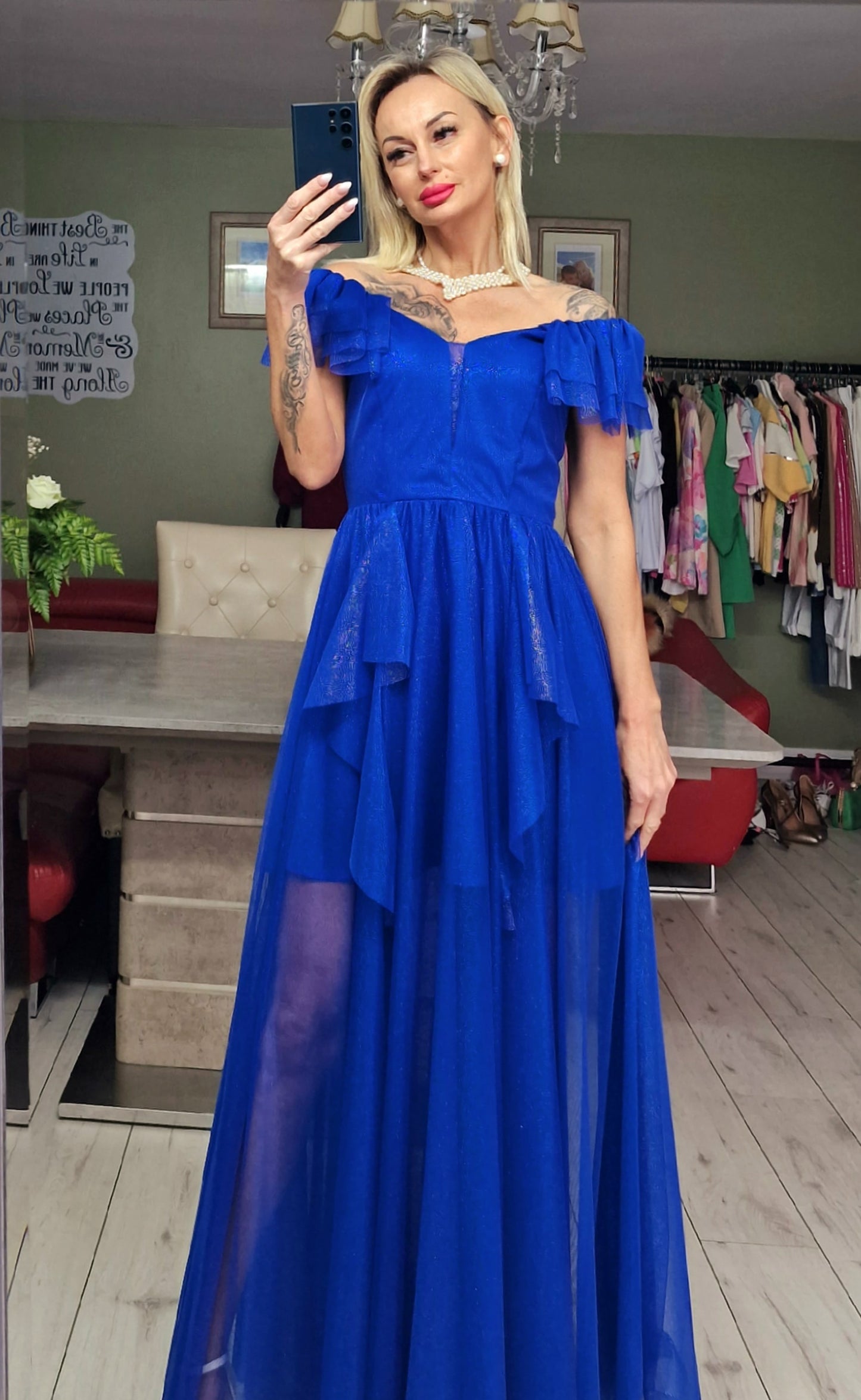 Gorgeous Glam Long Formal Sparky Dress