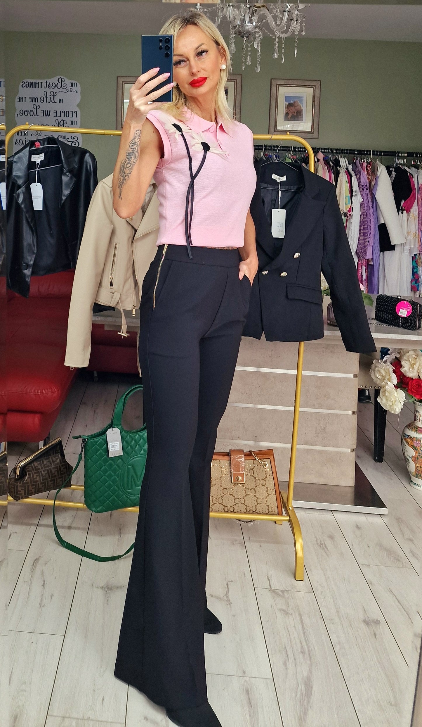 Flared Elegant Trousers