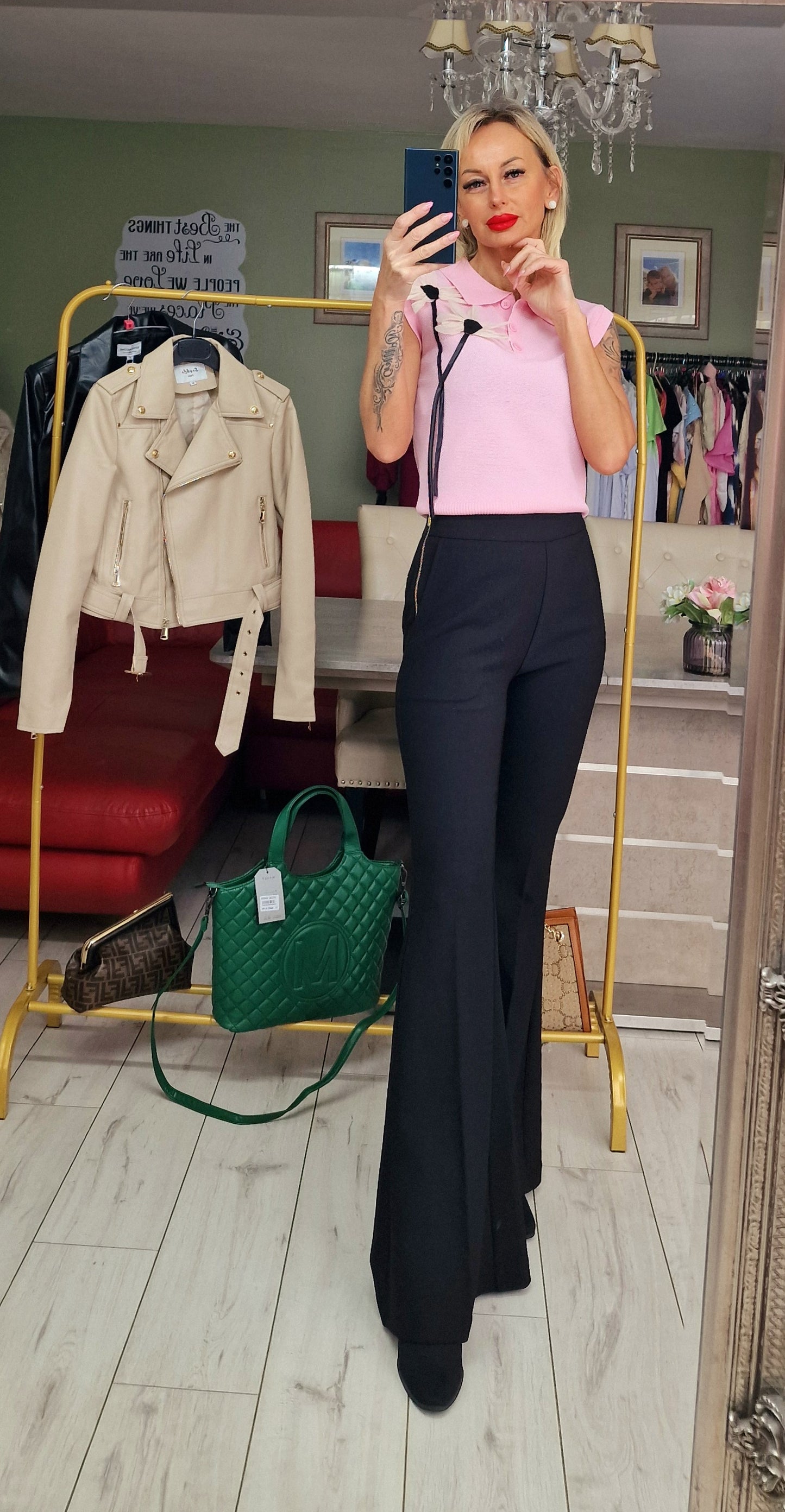 Flared Elegant Trousers