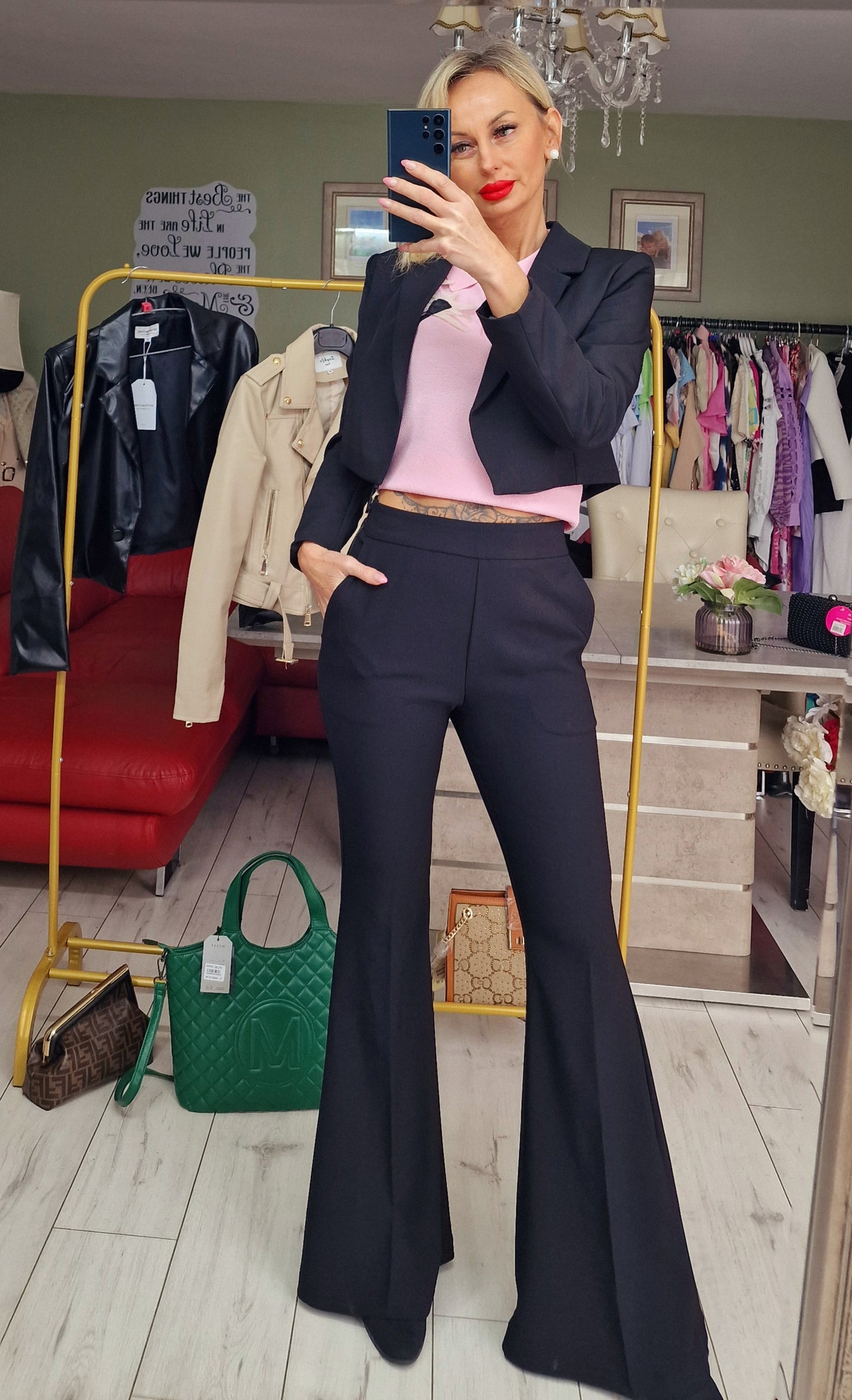 Flared Elegant Trousers