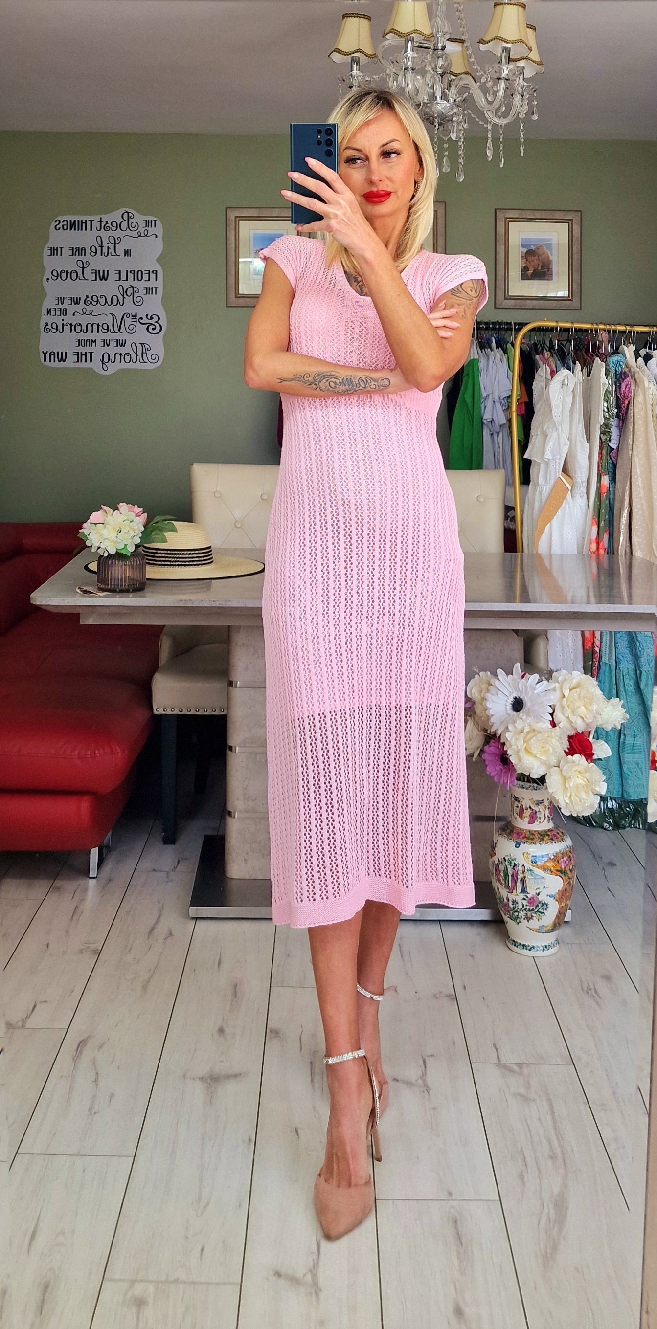 In Pink Dress by May