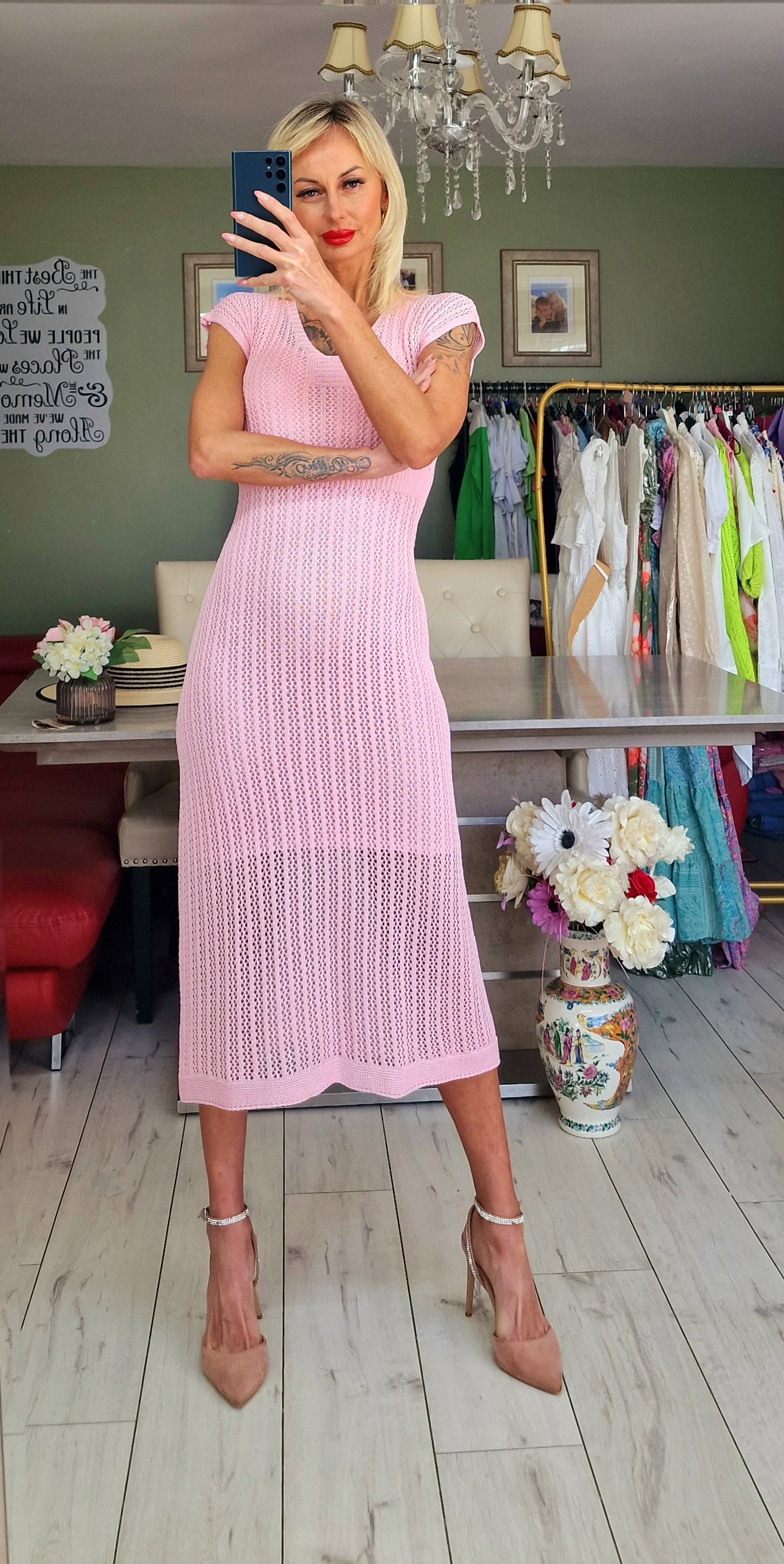In Pink Dress by May