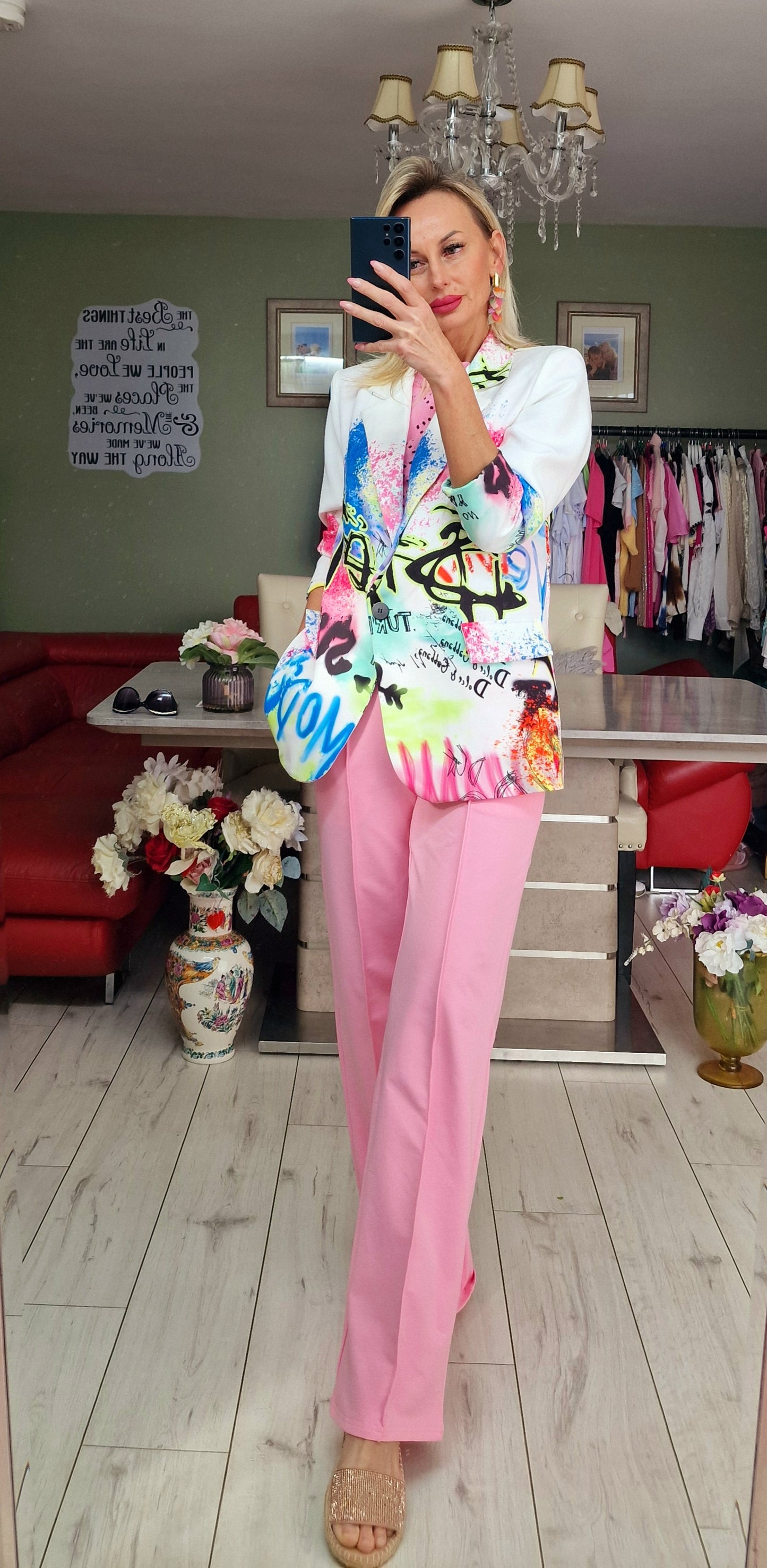 Baby Pink Two Style Trousers