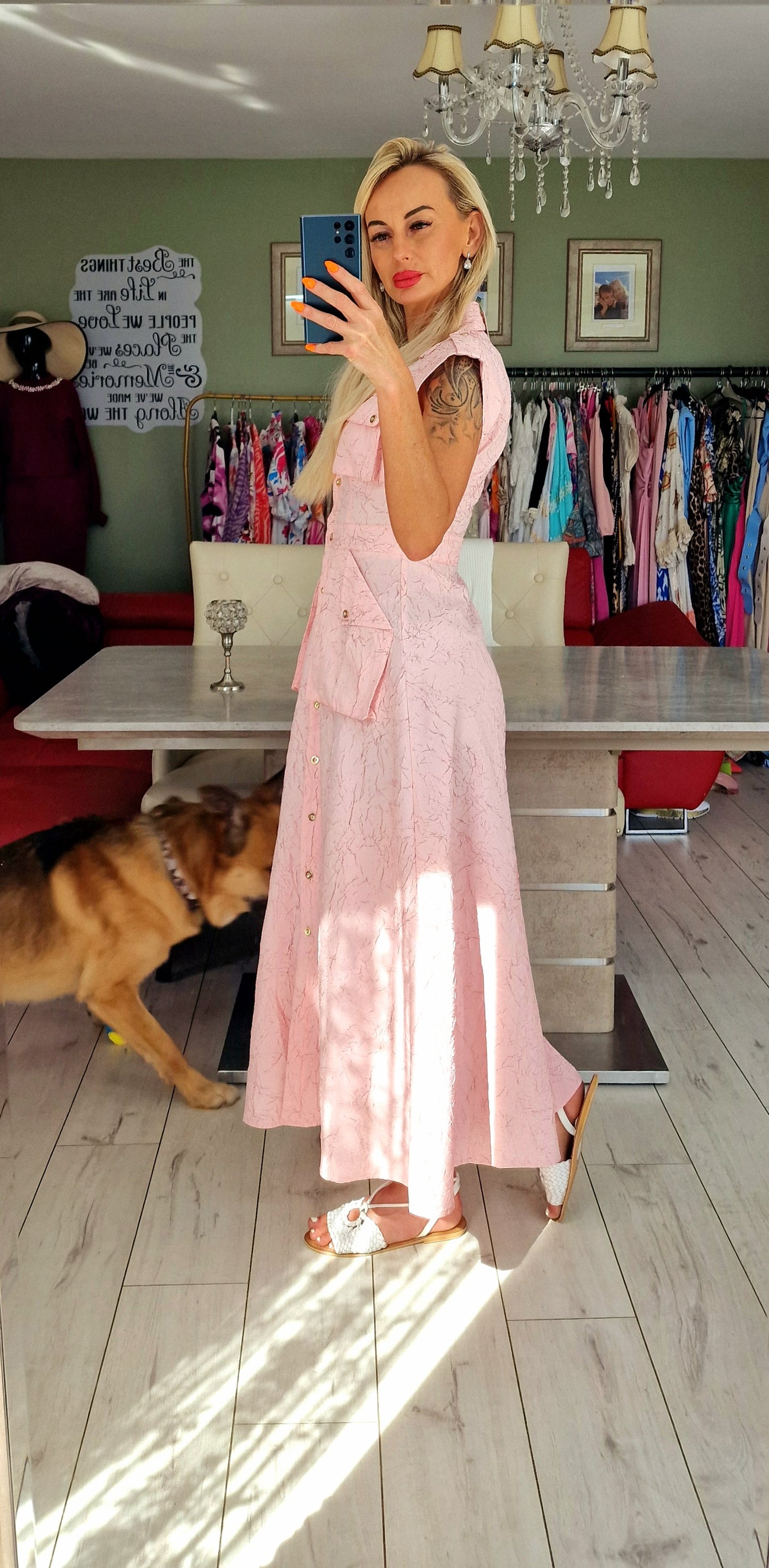 Murmur Buttons Up Dress
