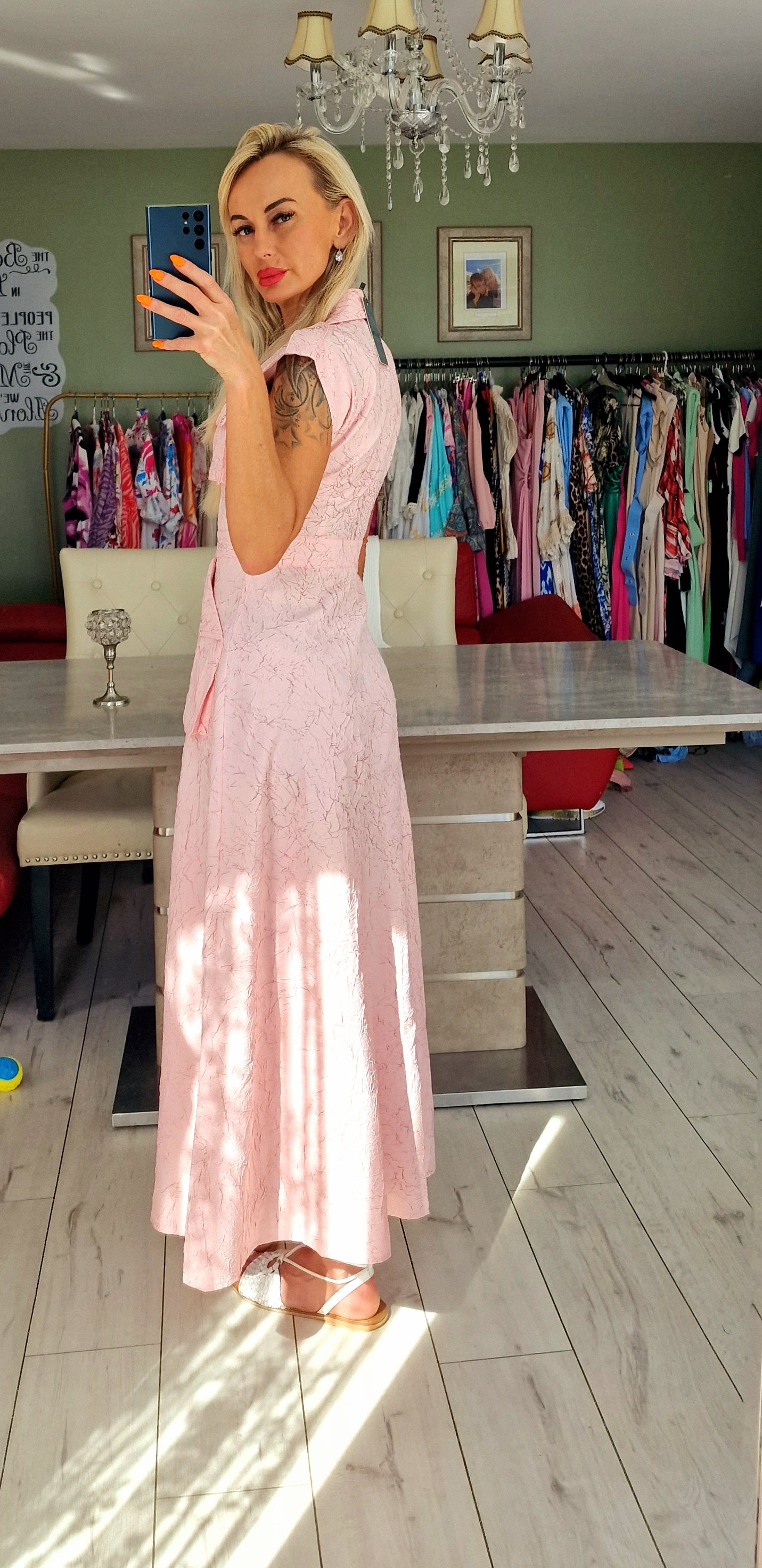 Murmur Buttons Up Dress