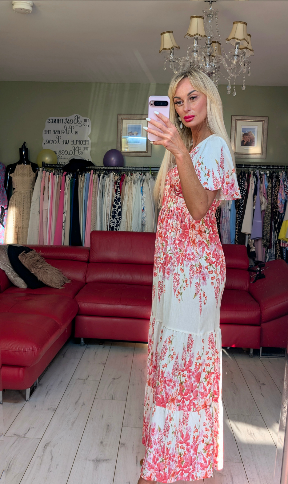 Romantic Printed Dress