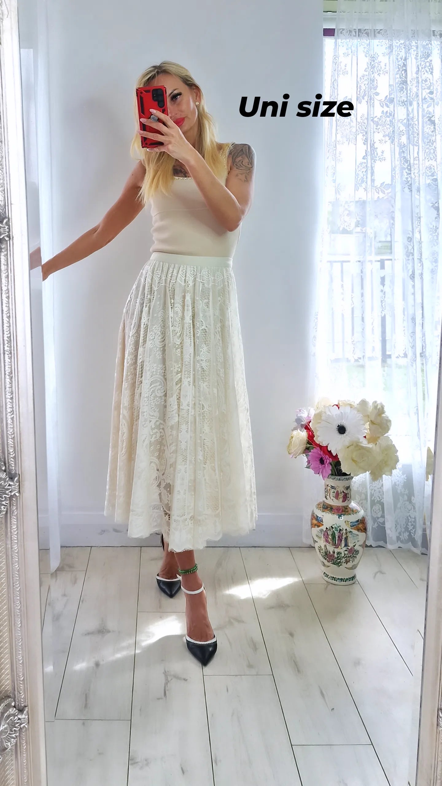 High Quality Romantic Skirt From France