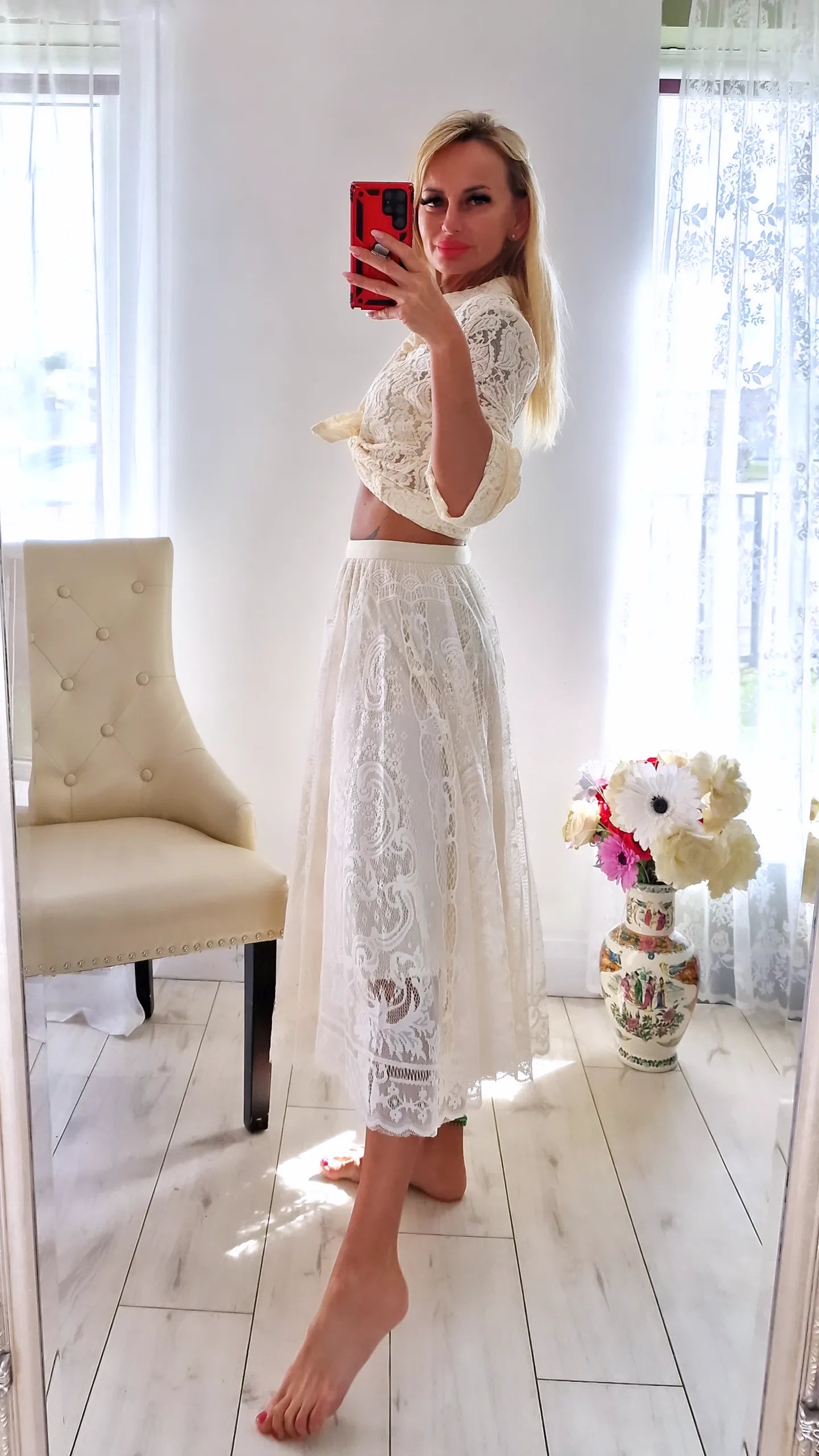 High Quality Romantic Skirt From France