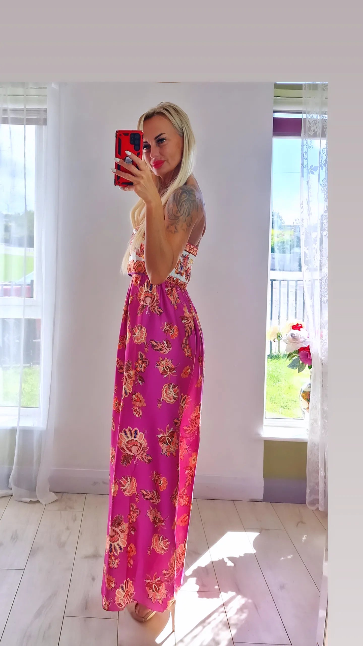 Oriental Satin Jumpsuit