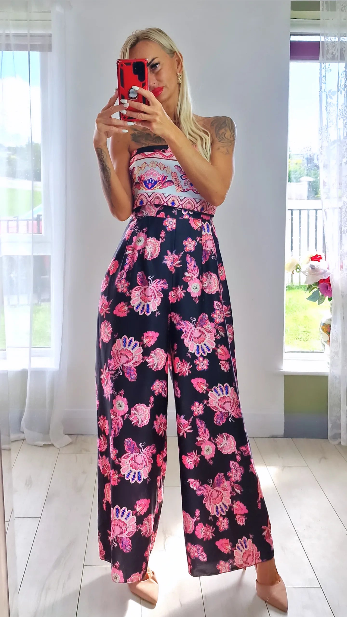 Satin Oriental Jumpsuit
