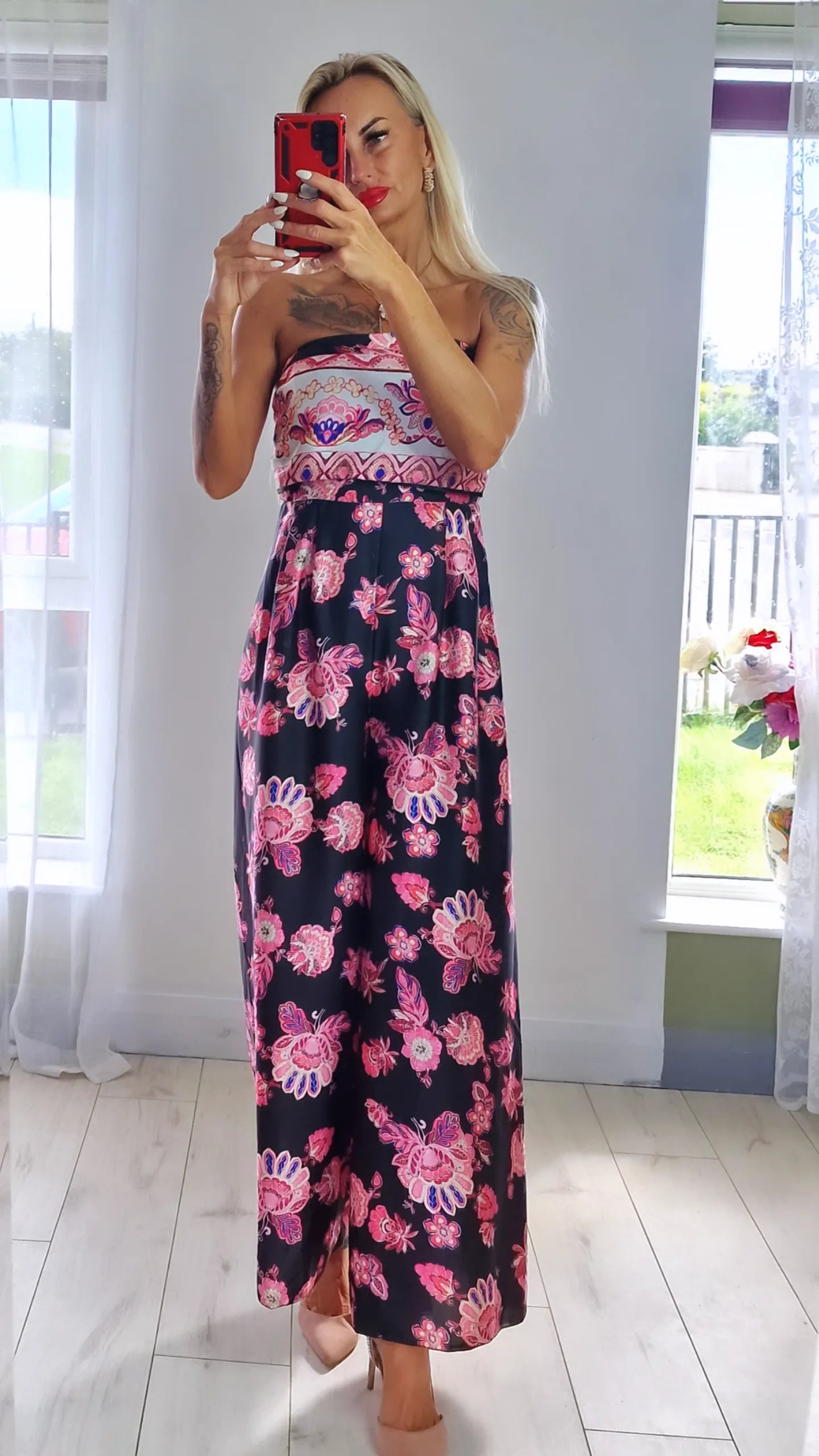 Satin Oriental Jumpsuit