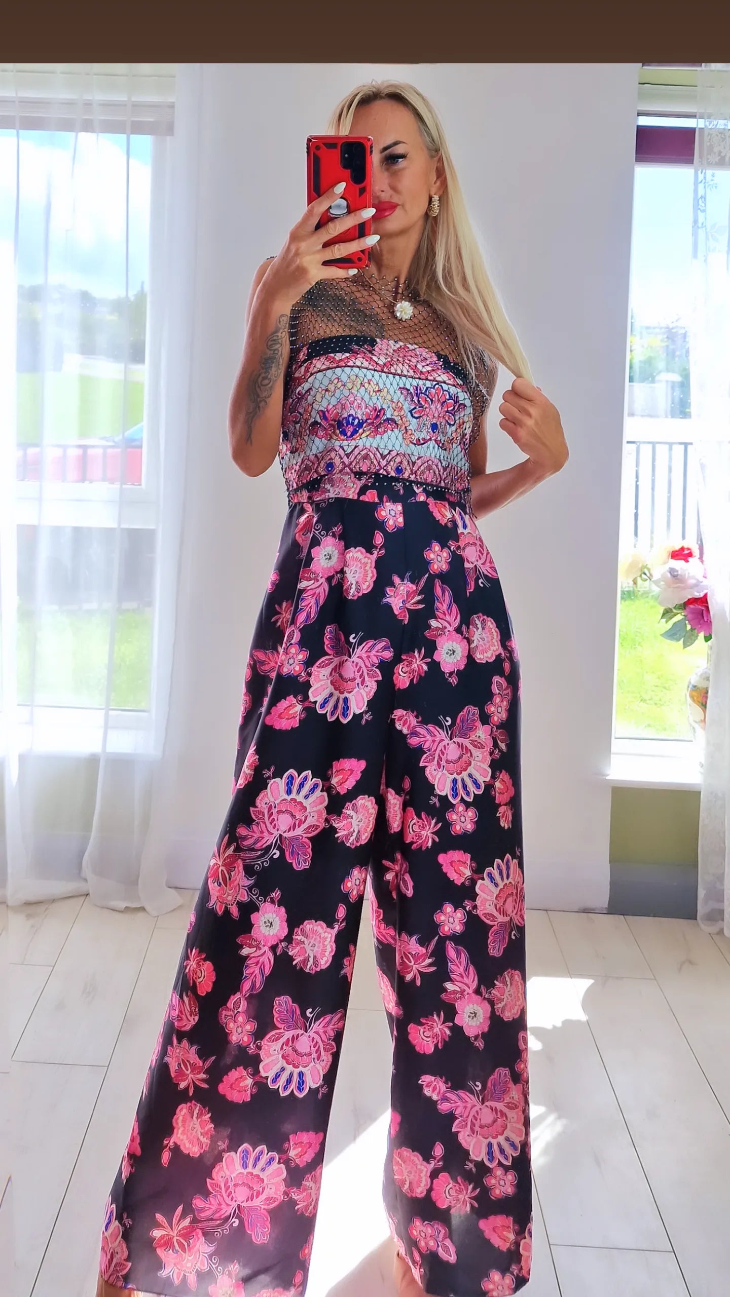 Satin Oriental Jumpsuit