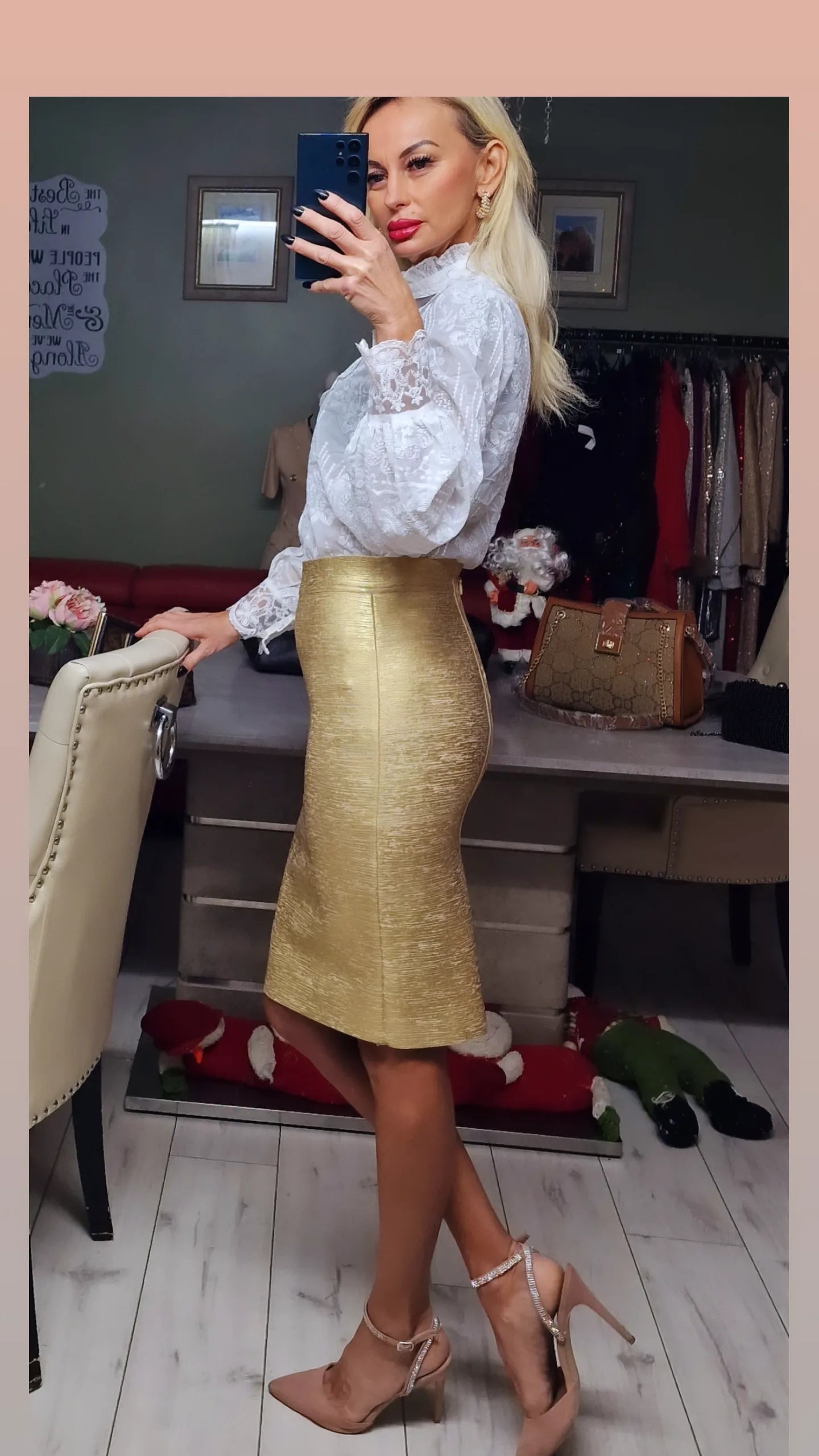 White Lace Shirt From France