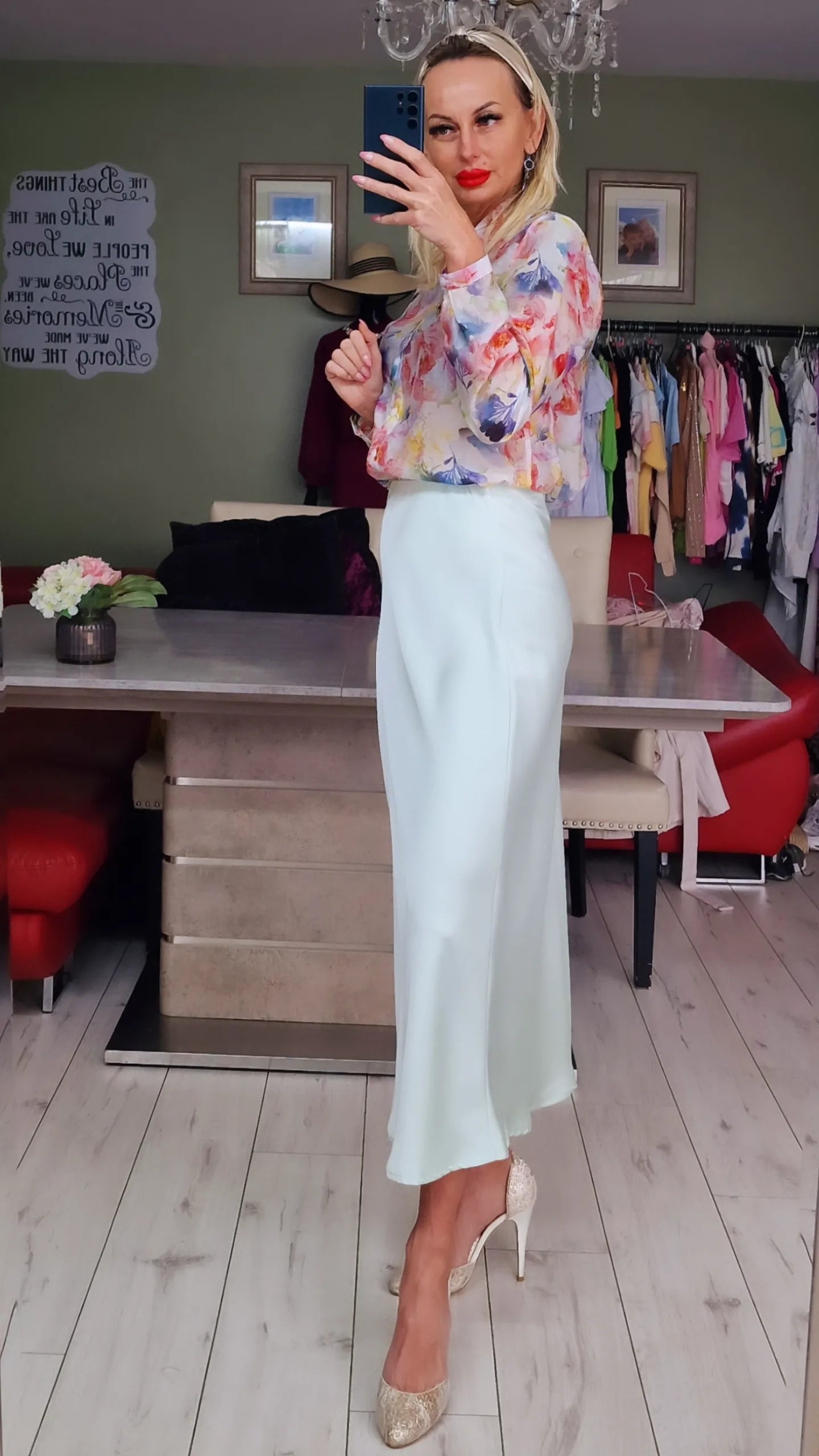 Satin Skirt