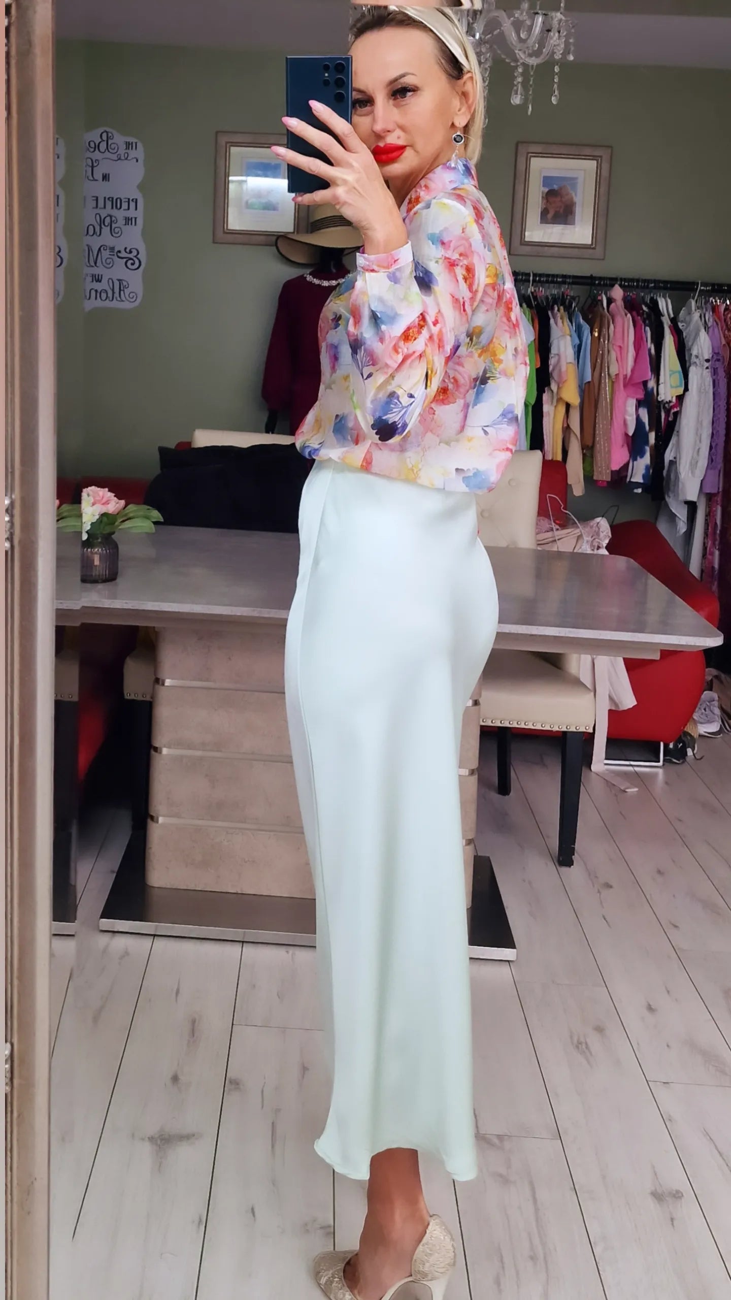Satin Skirt