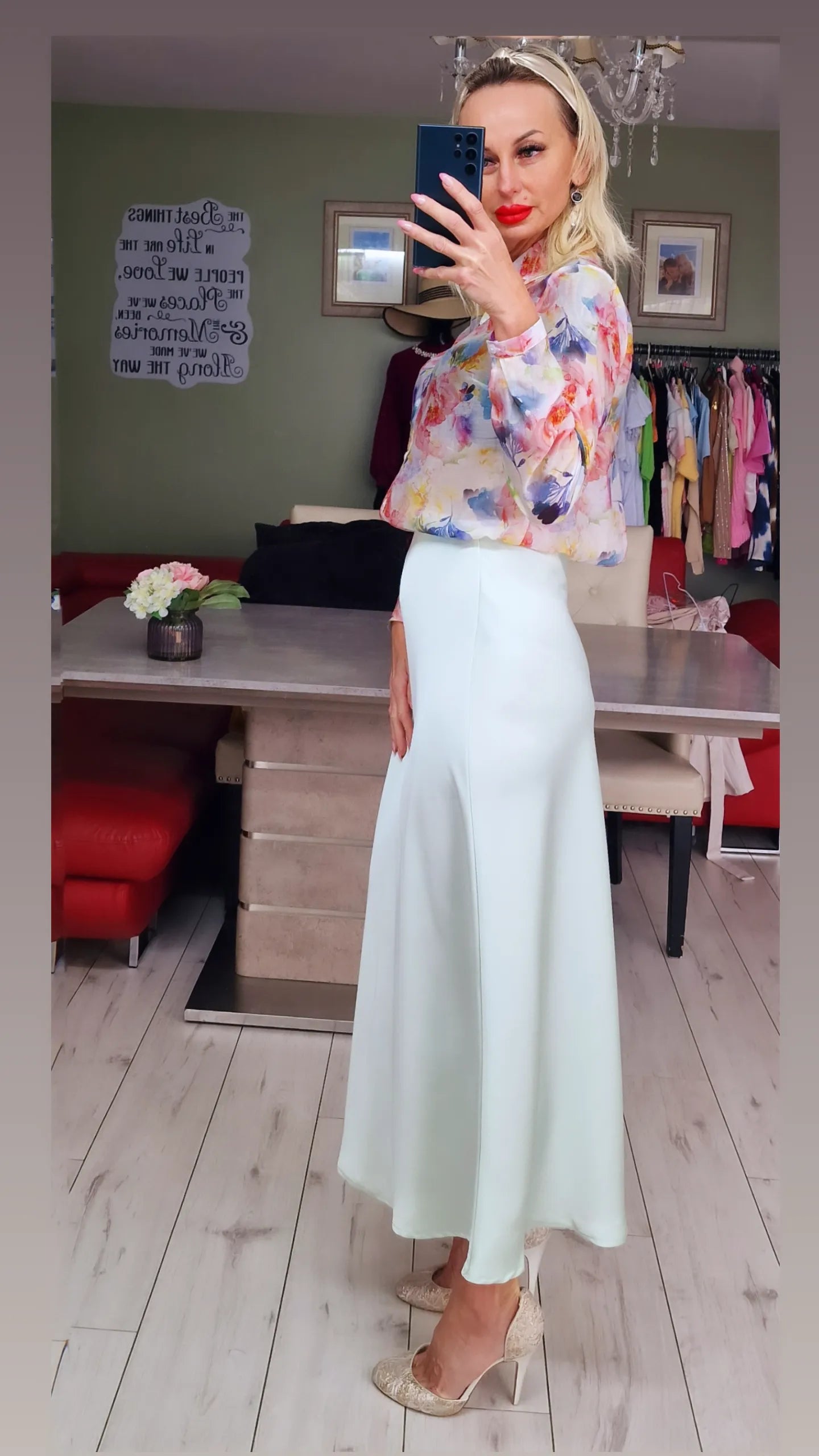 Satin Skirt