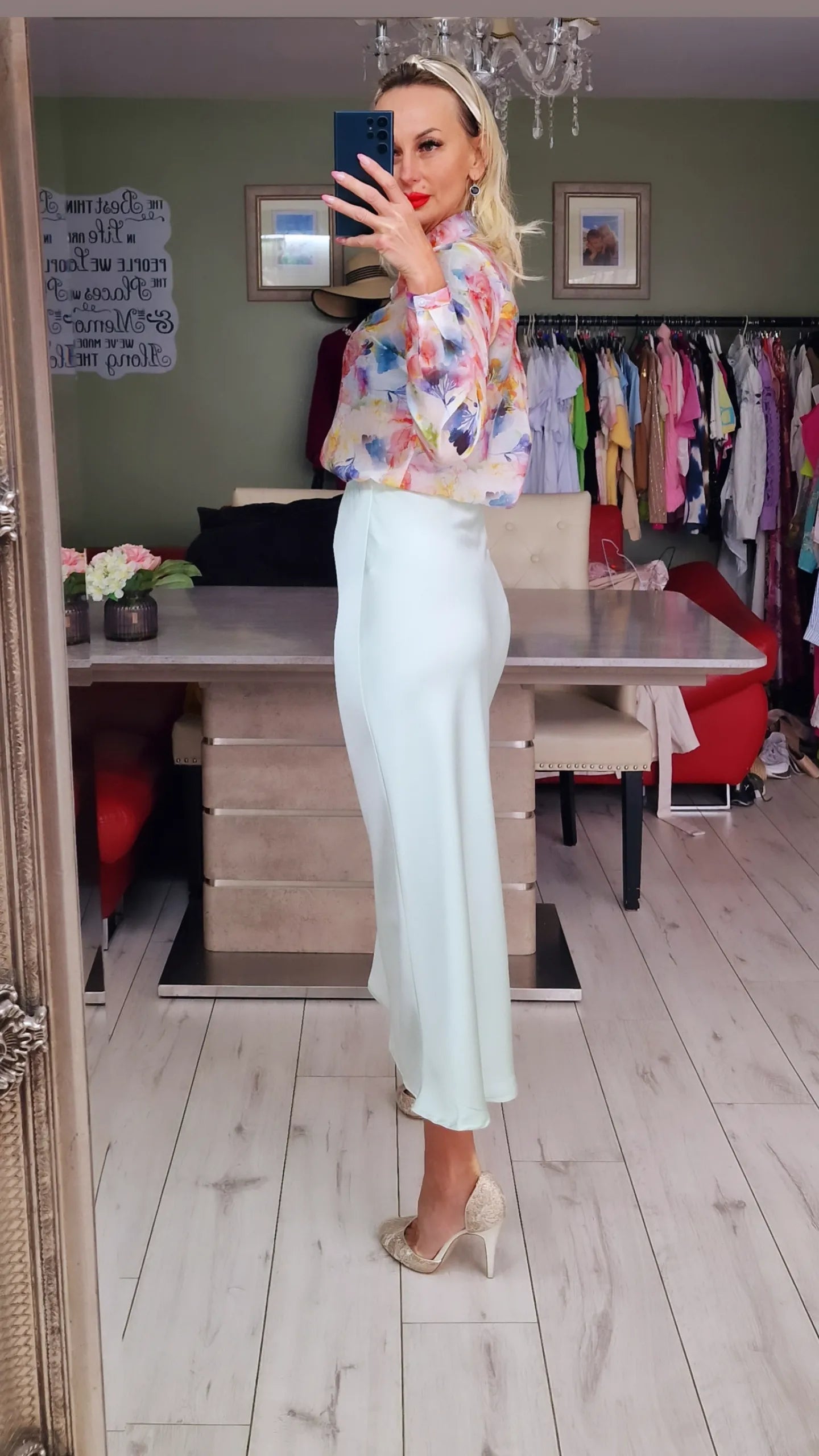 Satin Skirt