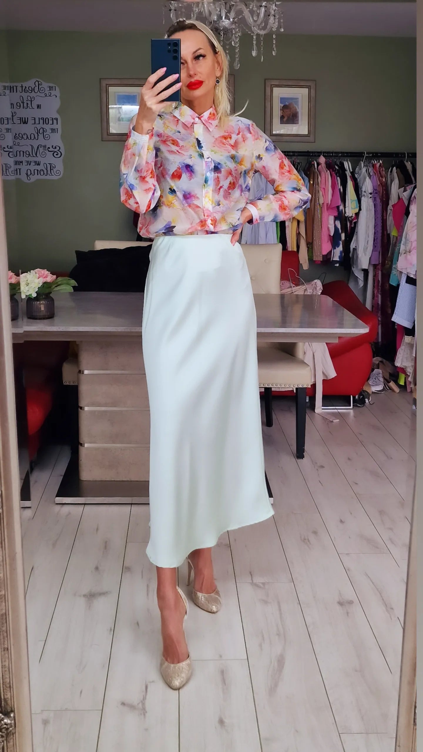 Satin Skirt