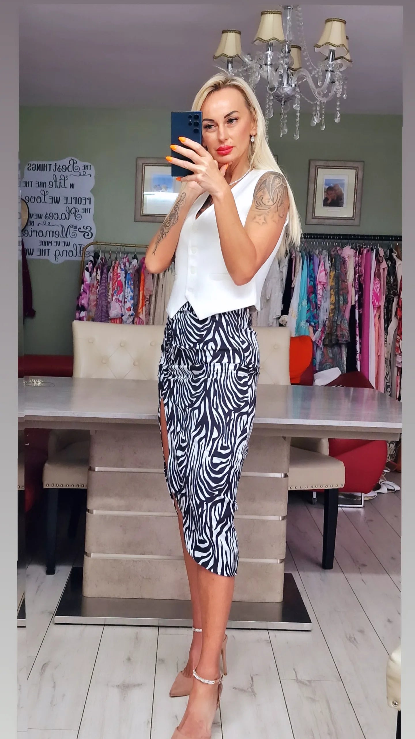 Elegant White Waistcoat