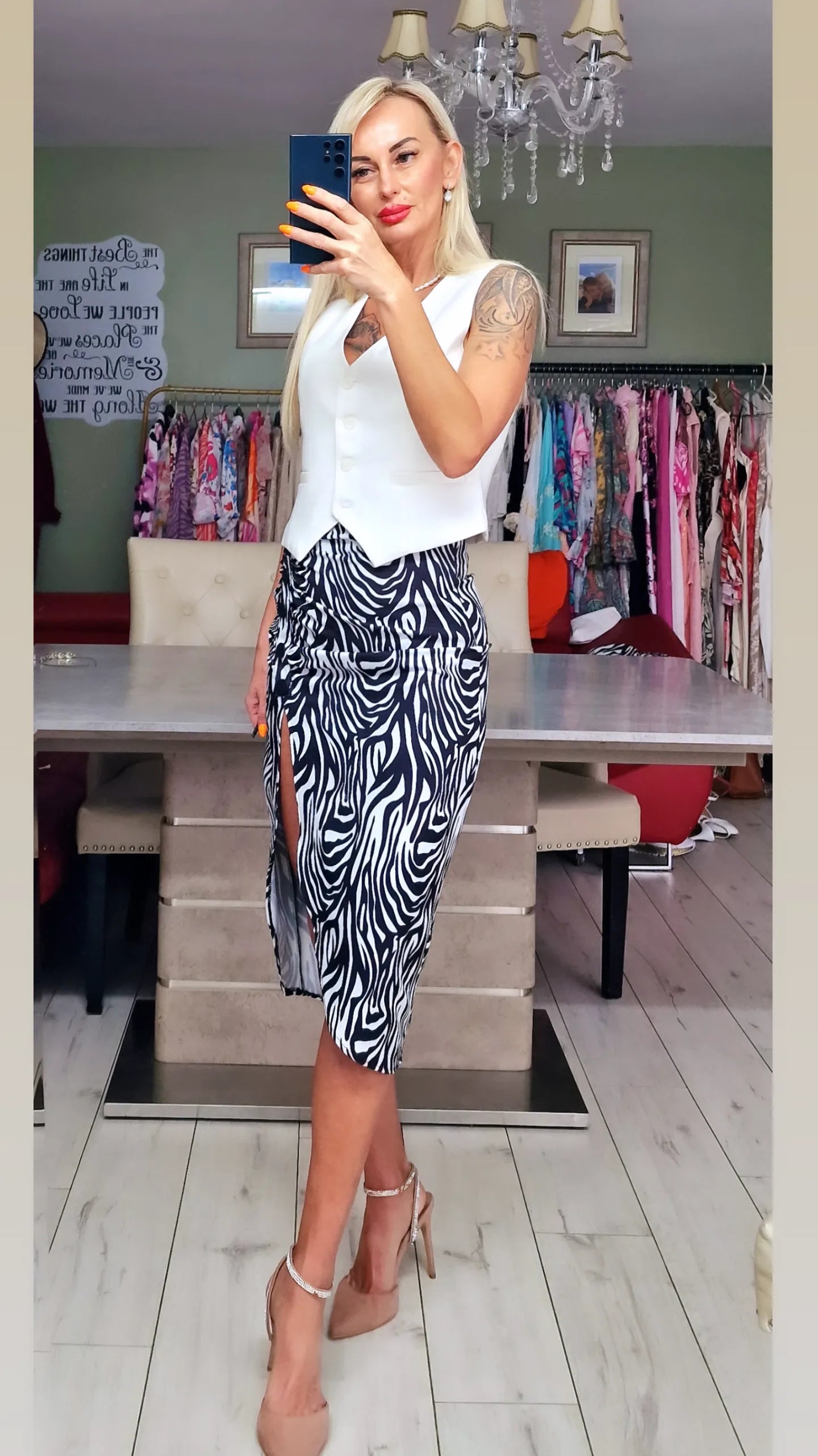 Elegant White Waistcoat