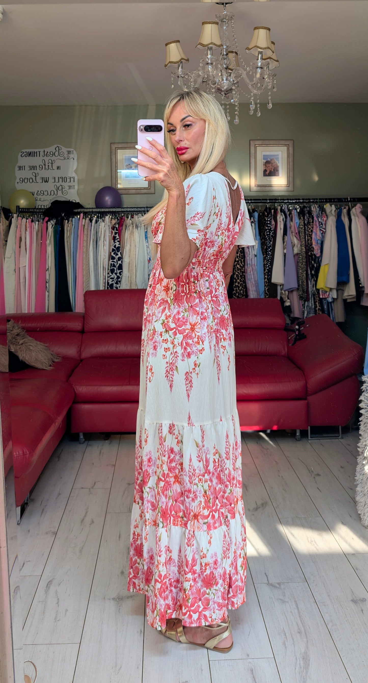 Romantic Printed Dress