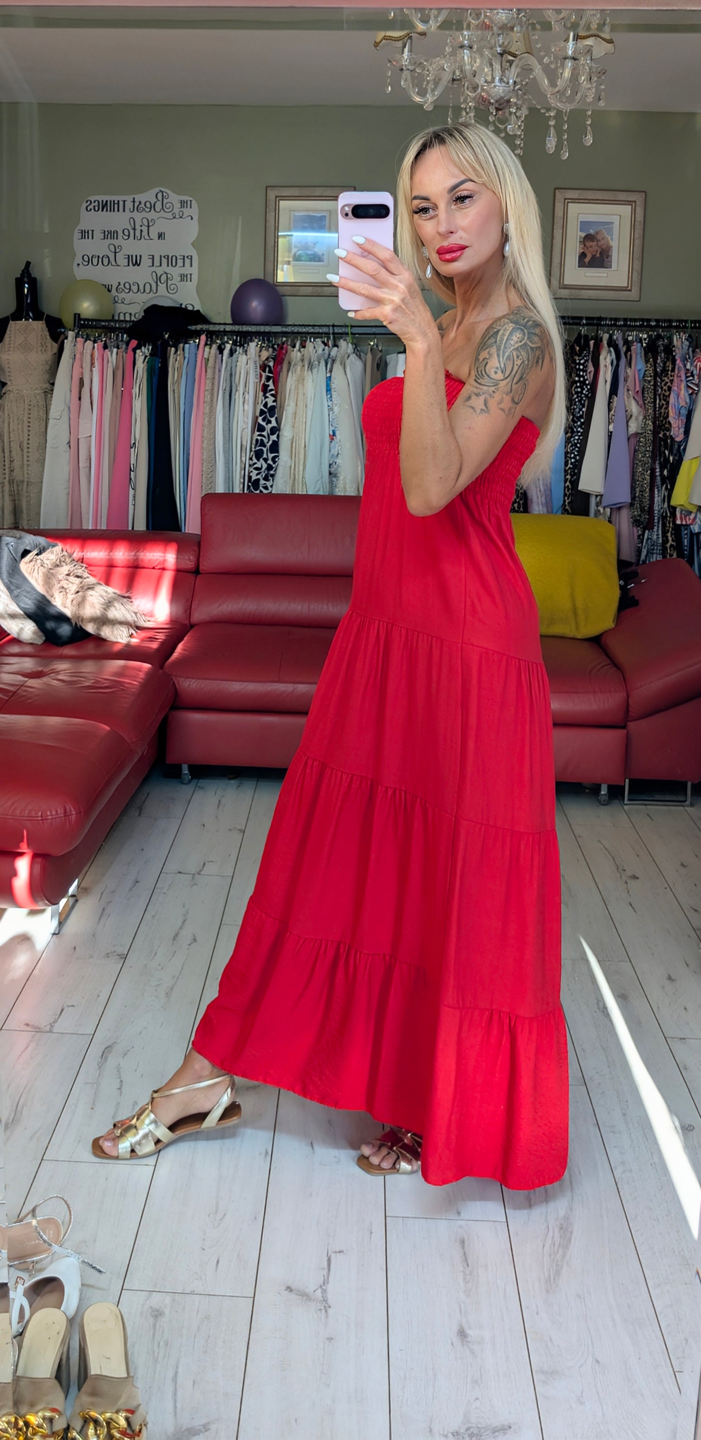 Cotton Summer Dresses in 4 Colours