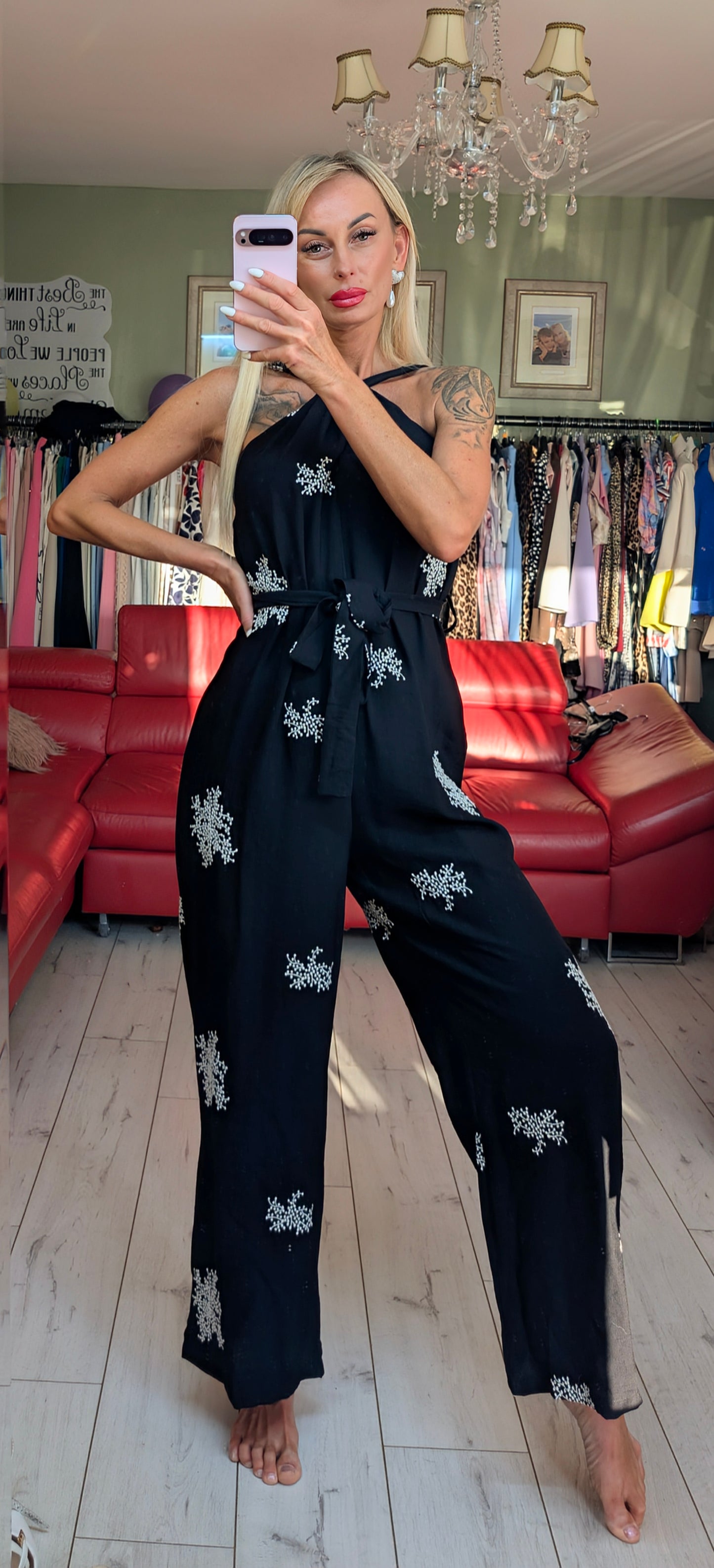From Paris Viscose Jumpsuit