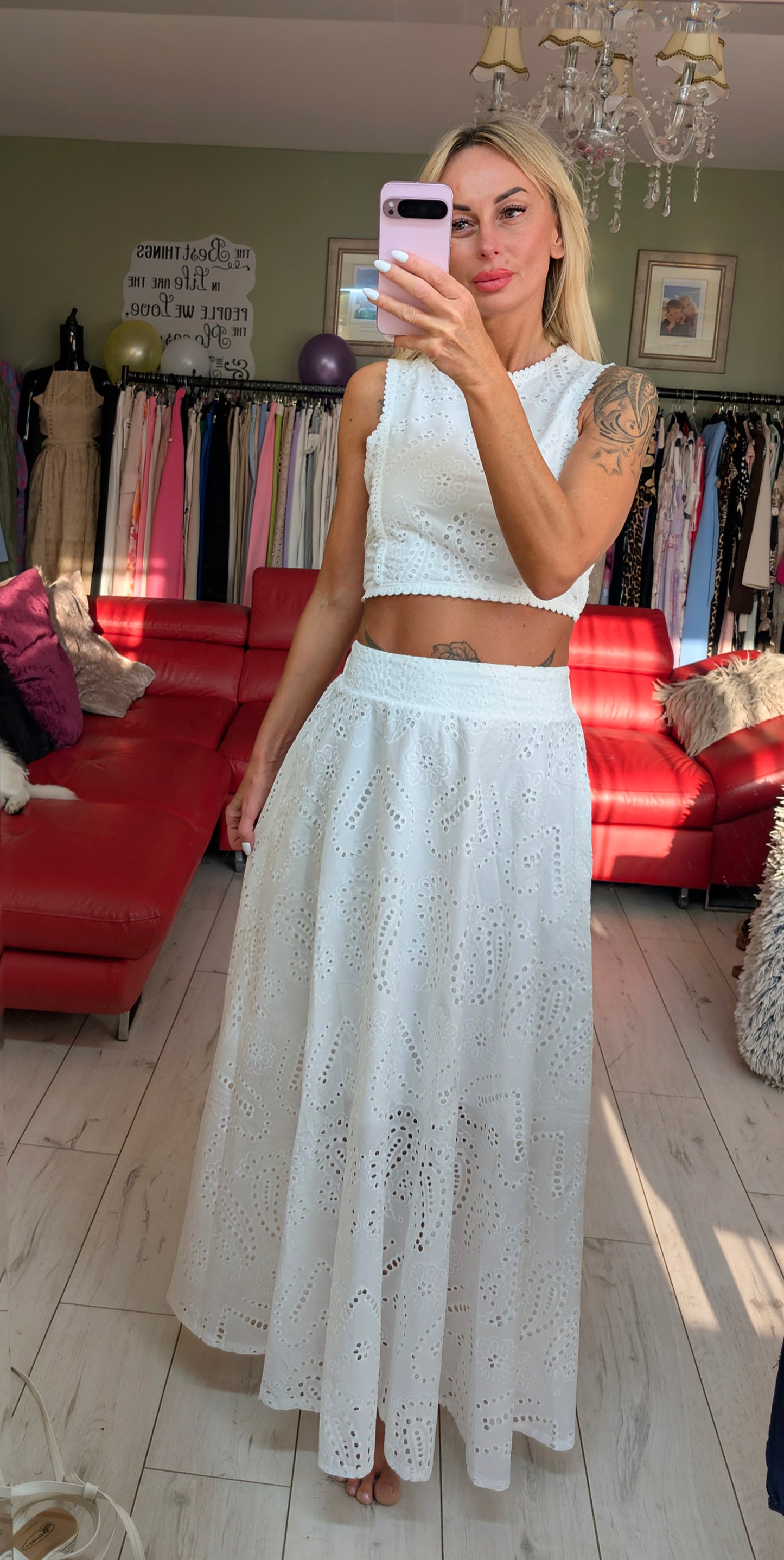 White Set - Skirt and Top