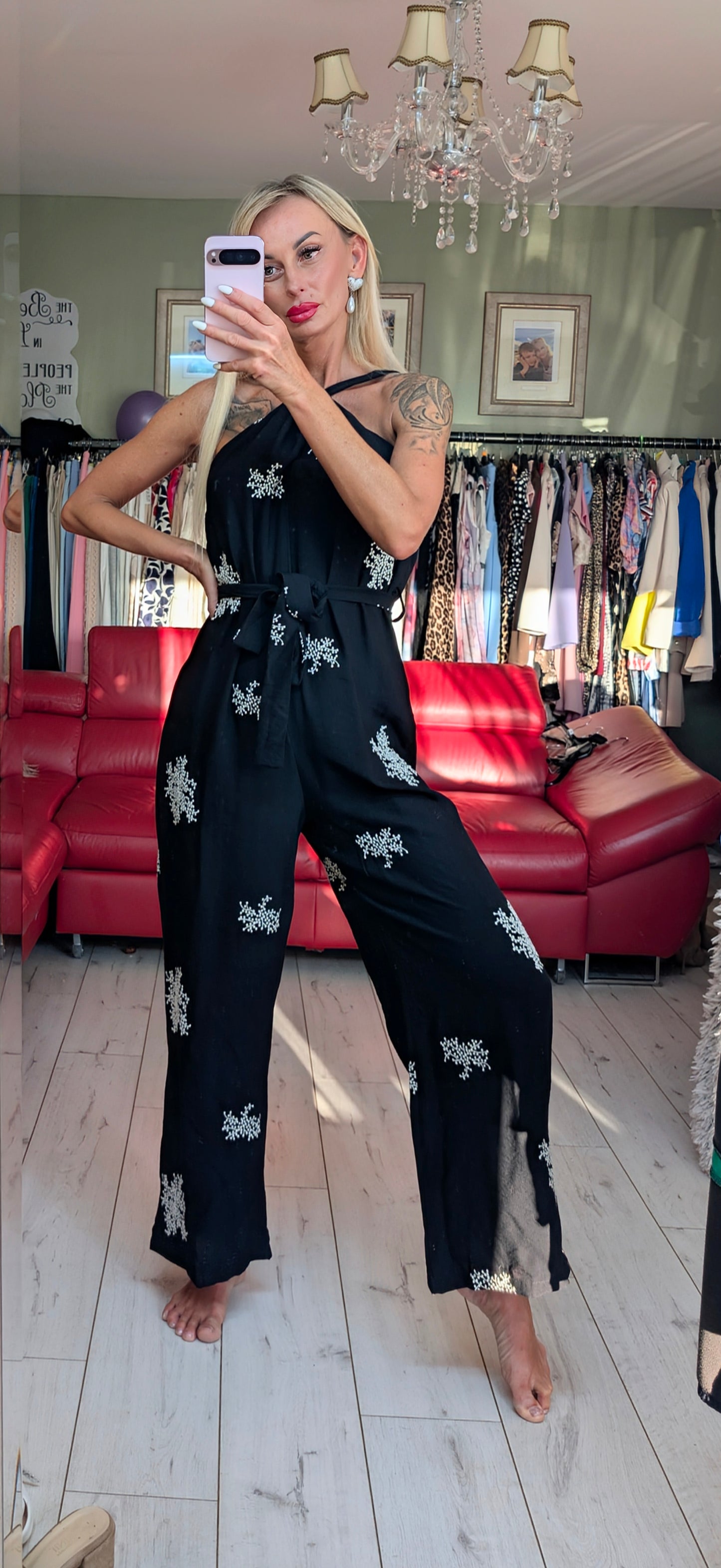 From Paris Viscose Jumpsuit