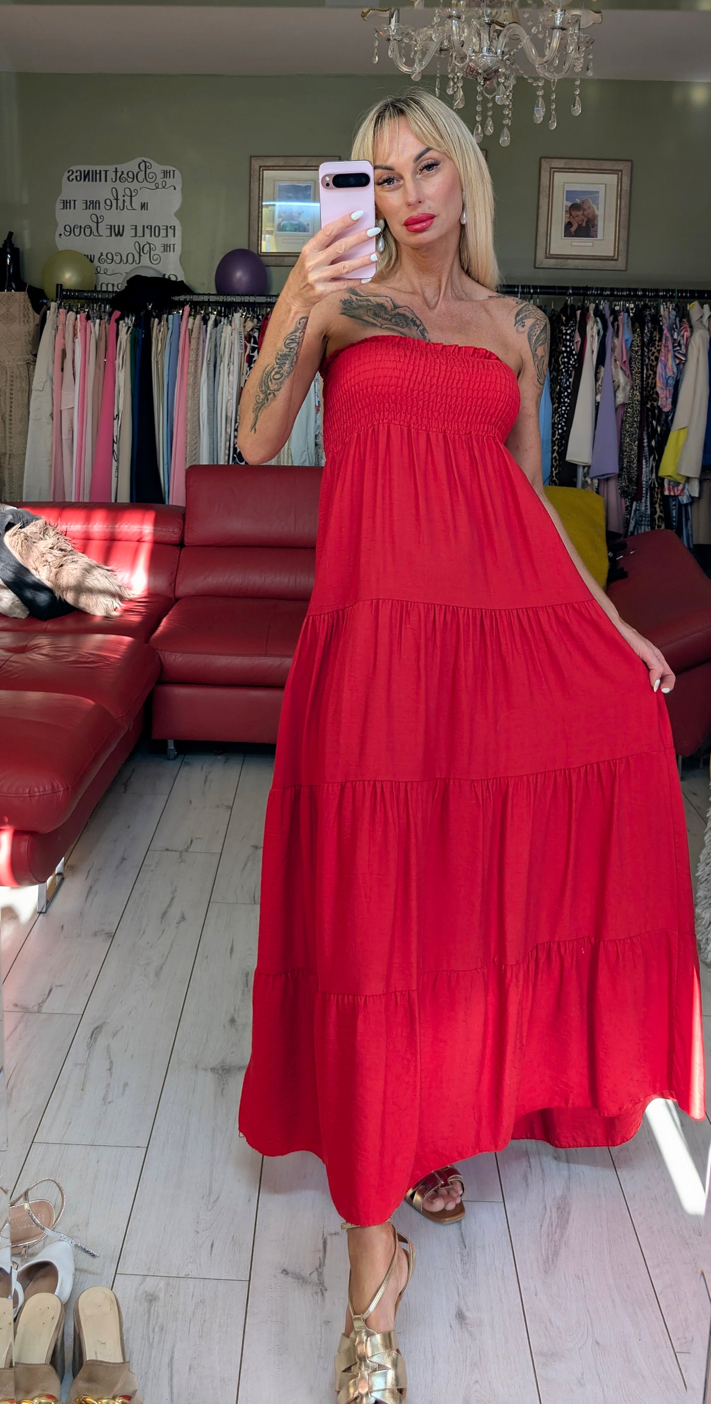 Cotton Summer Dresses in 4 Colours