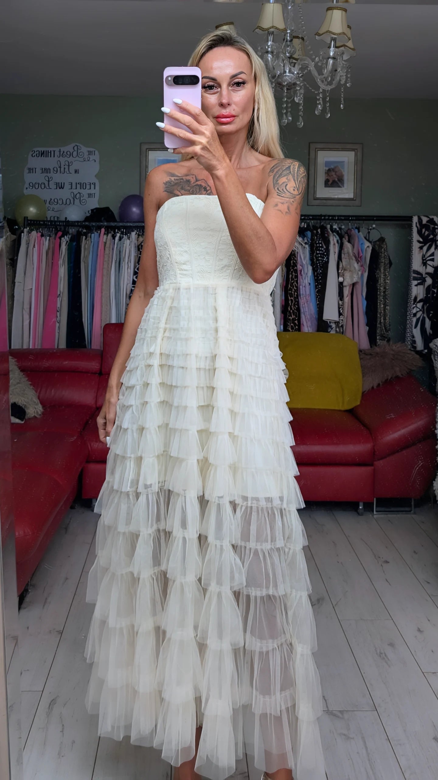 Creamy Occasionally Dress