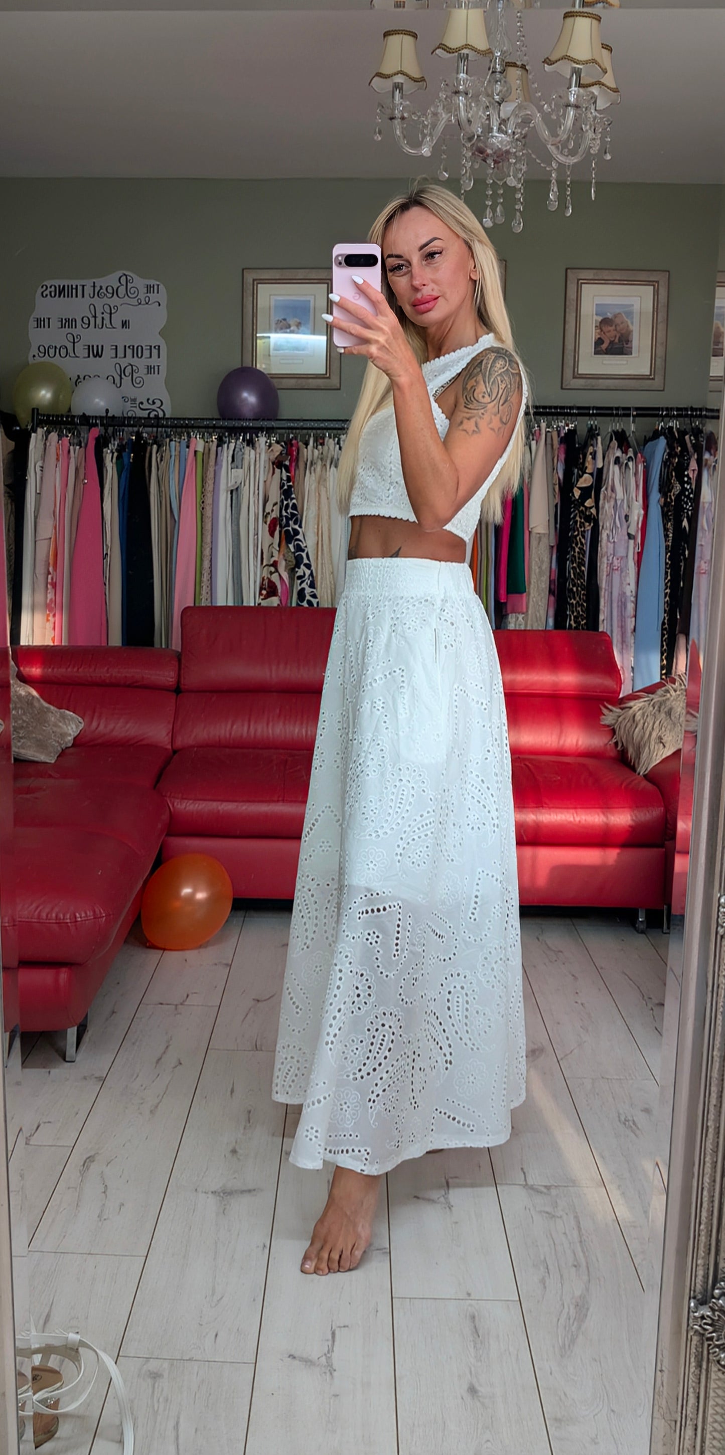 White Set - Skirt and Top