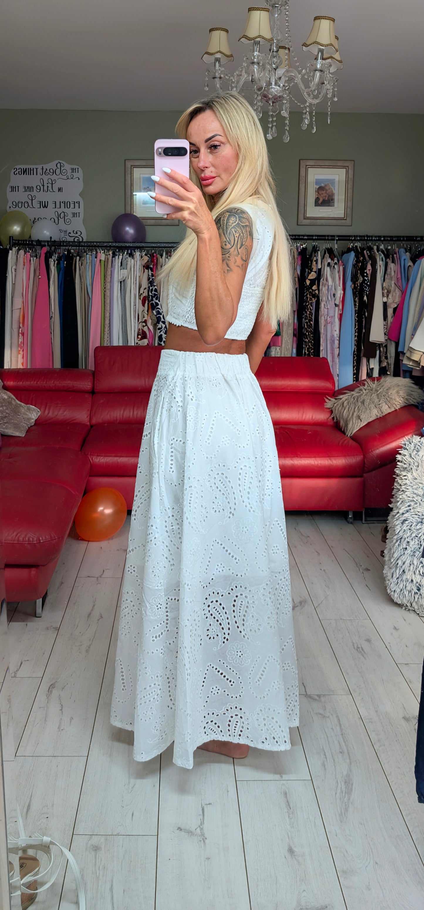 White Set - Skirt and Top