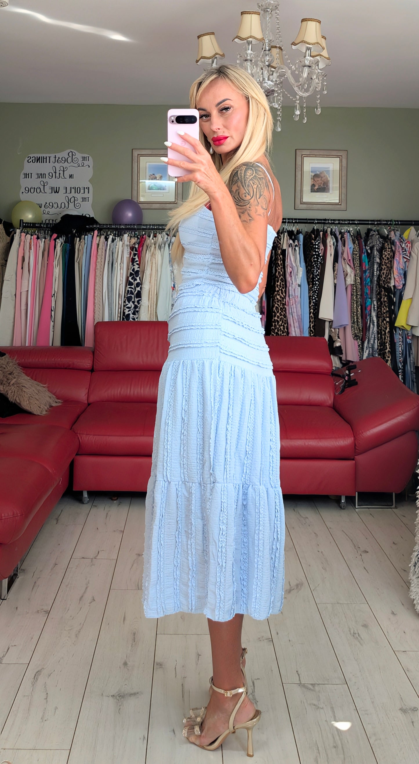 Baby Blue Set - Skirt and Top