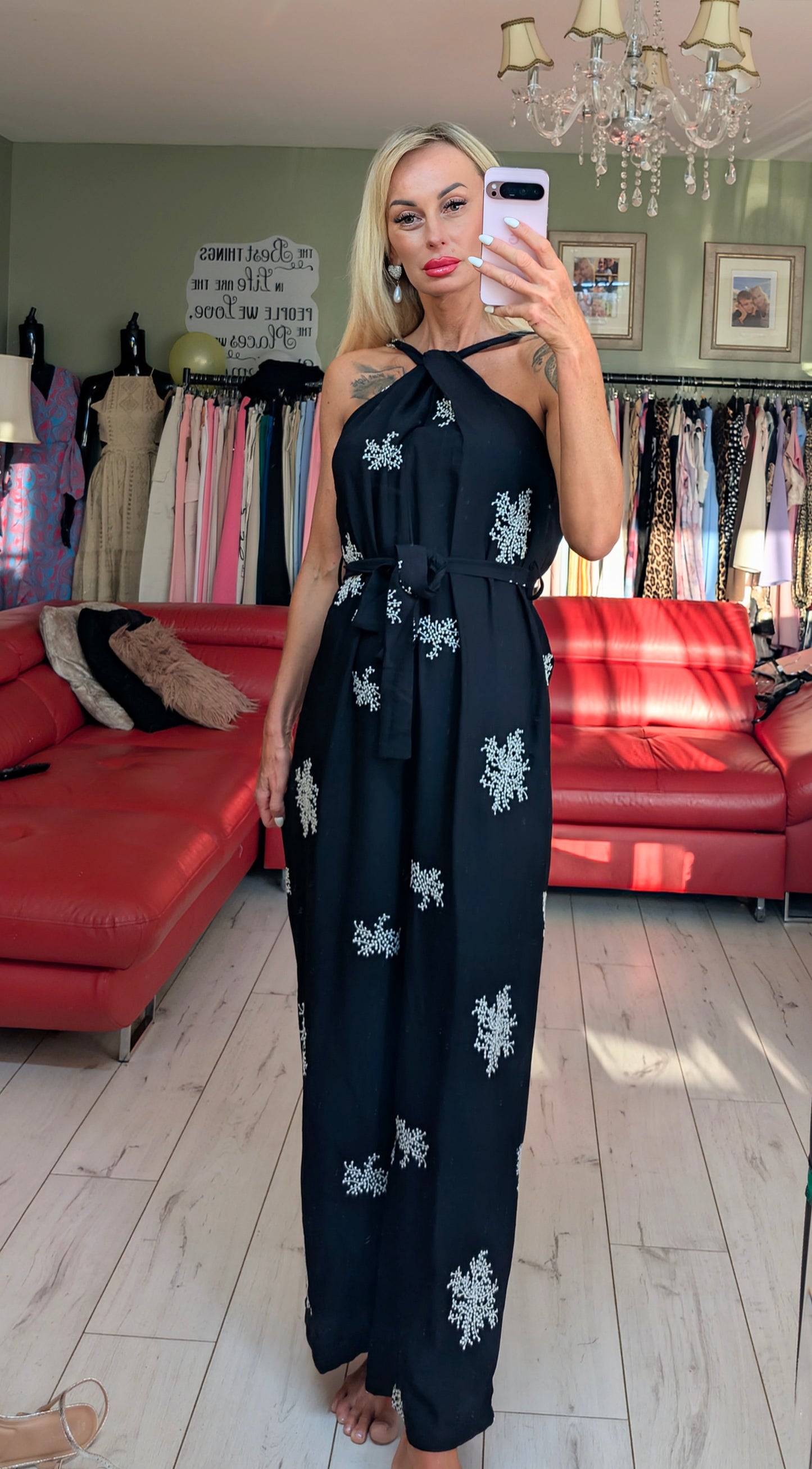 From Paris Viscose Jumpsuit