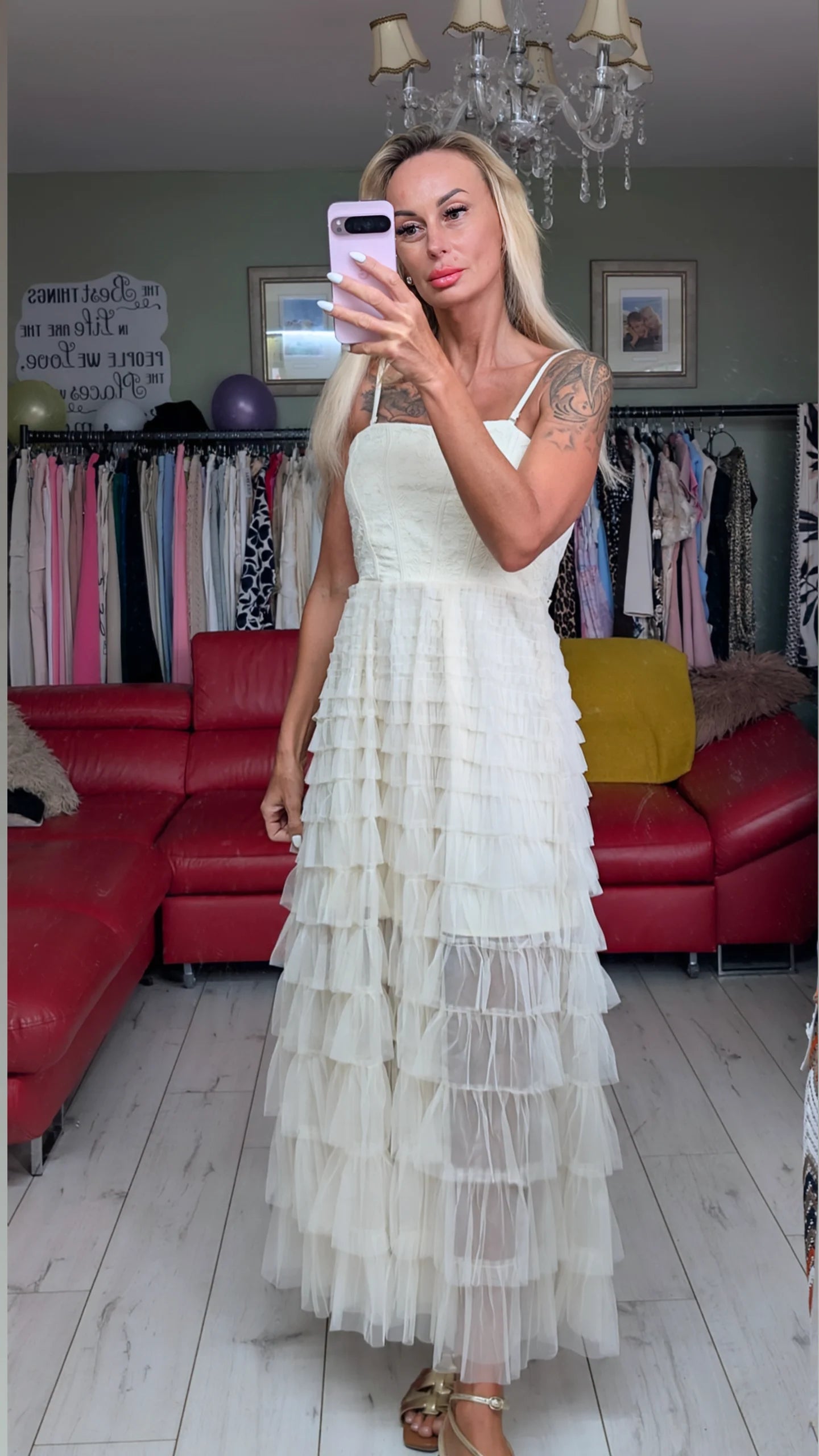 Creamy Occasionally Dress