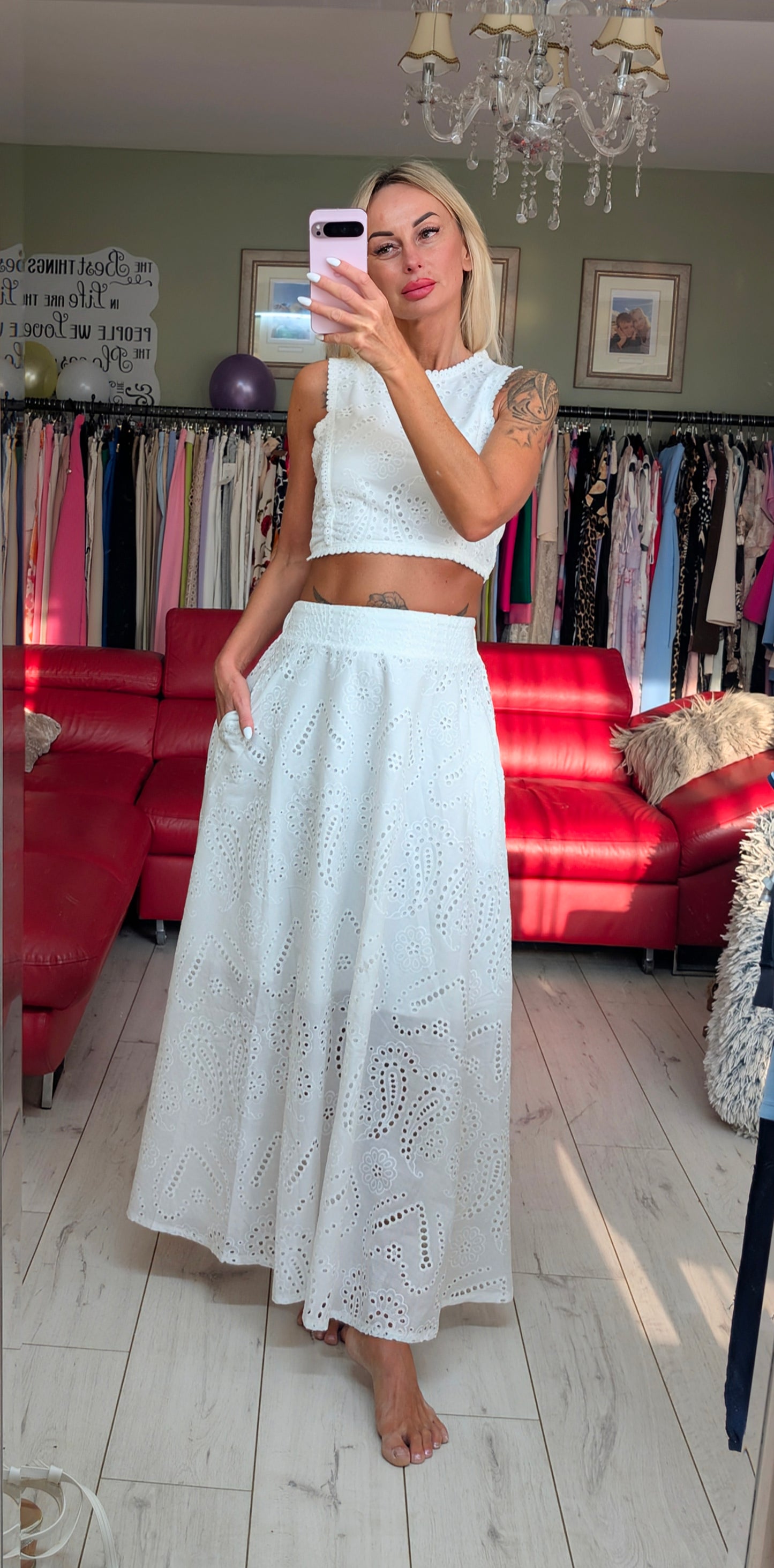 White Set - Skirt and Top