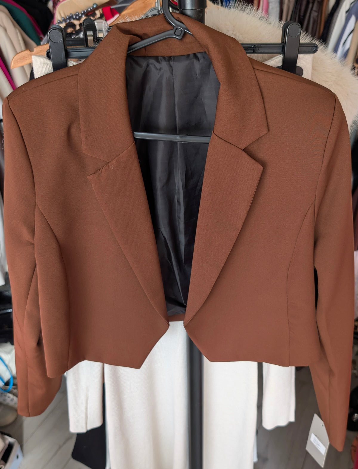 Short Brown Colour Of Blazer