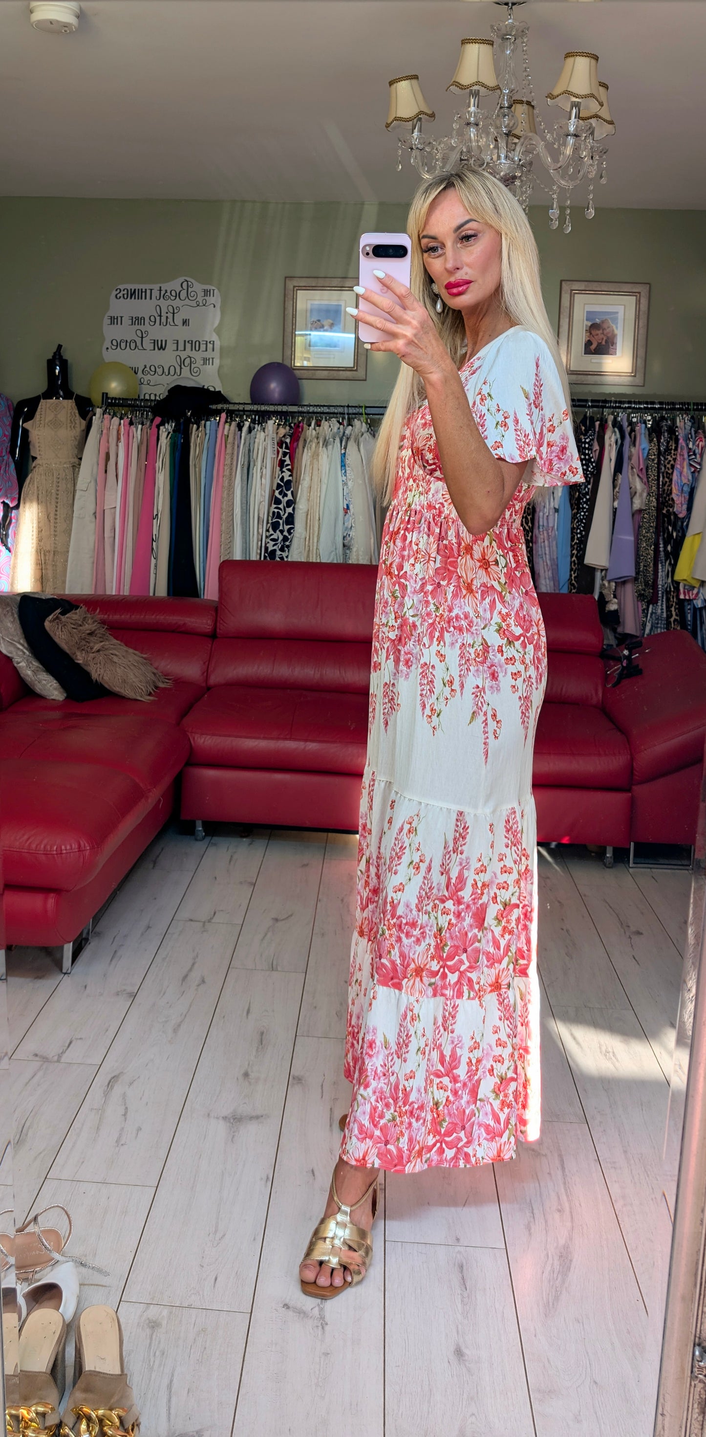 Romantic Printed Dress