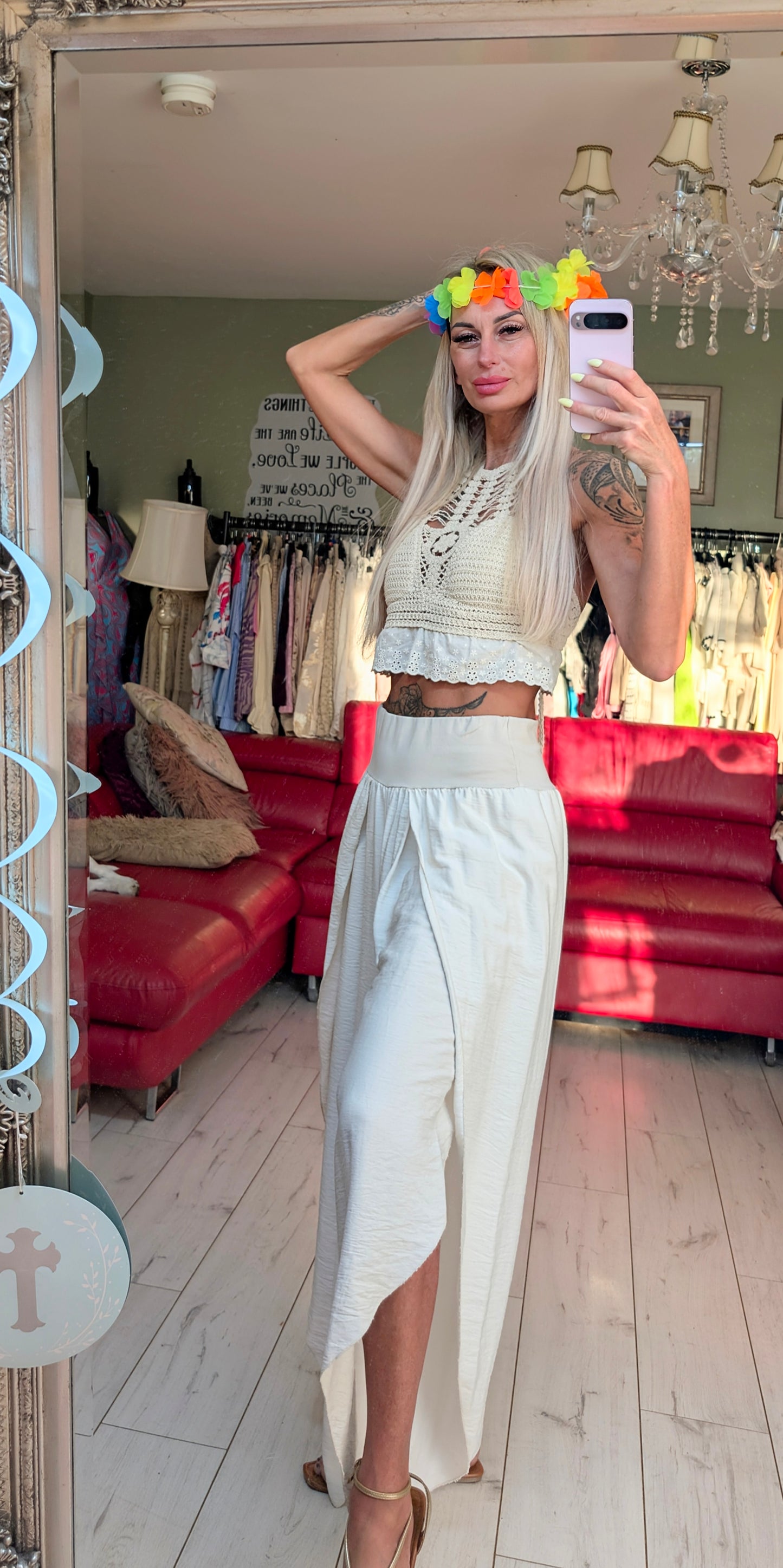Summer Light Open Trousers