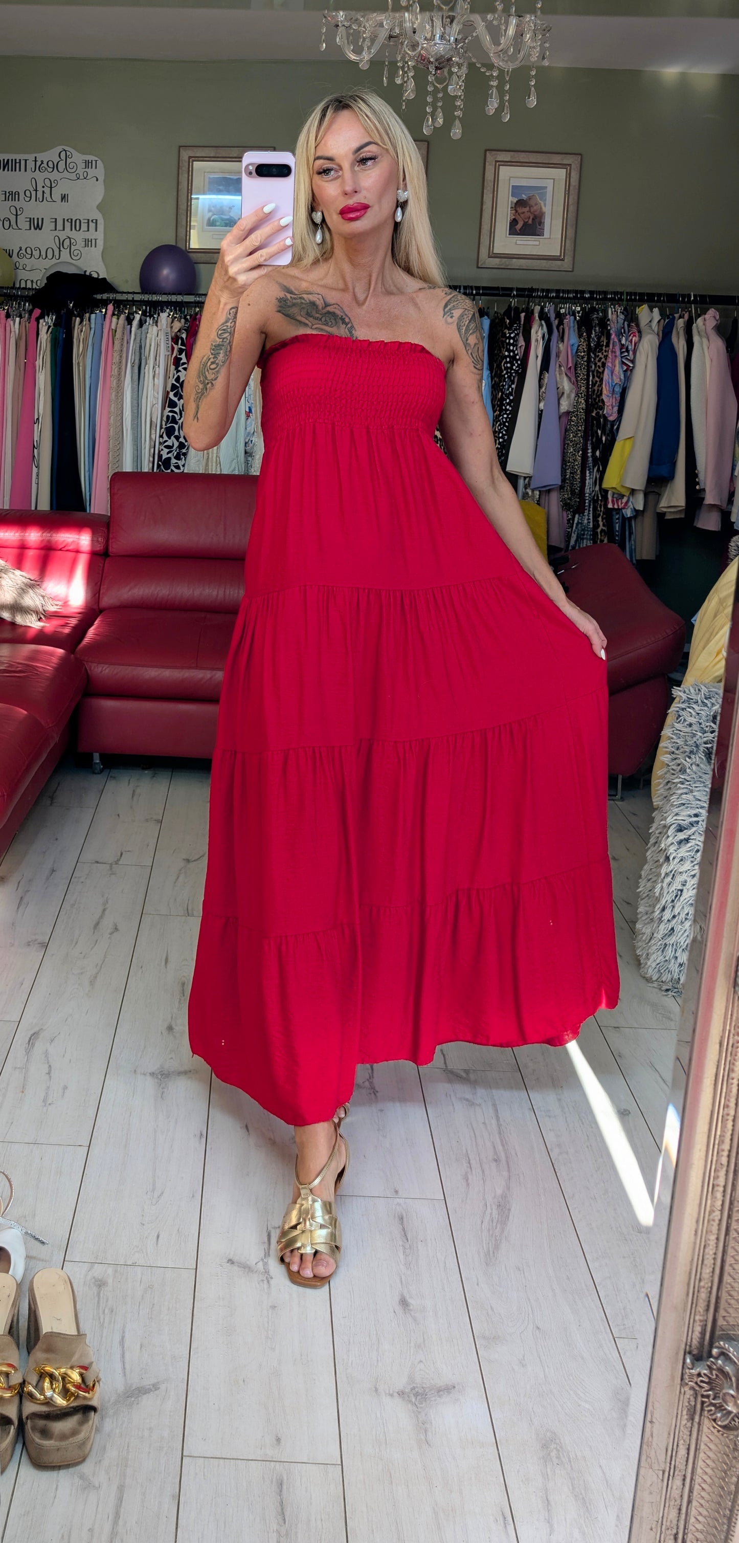 Cotton Summer Dresses in 4 Colours