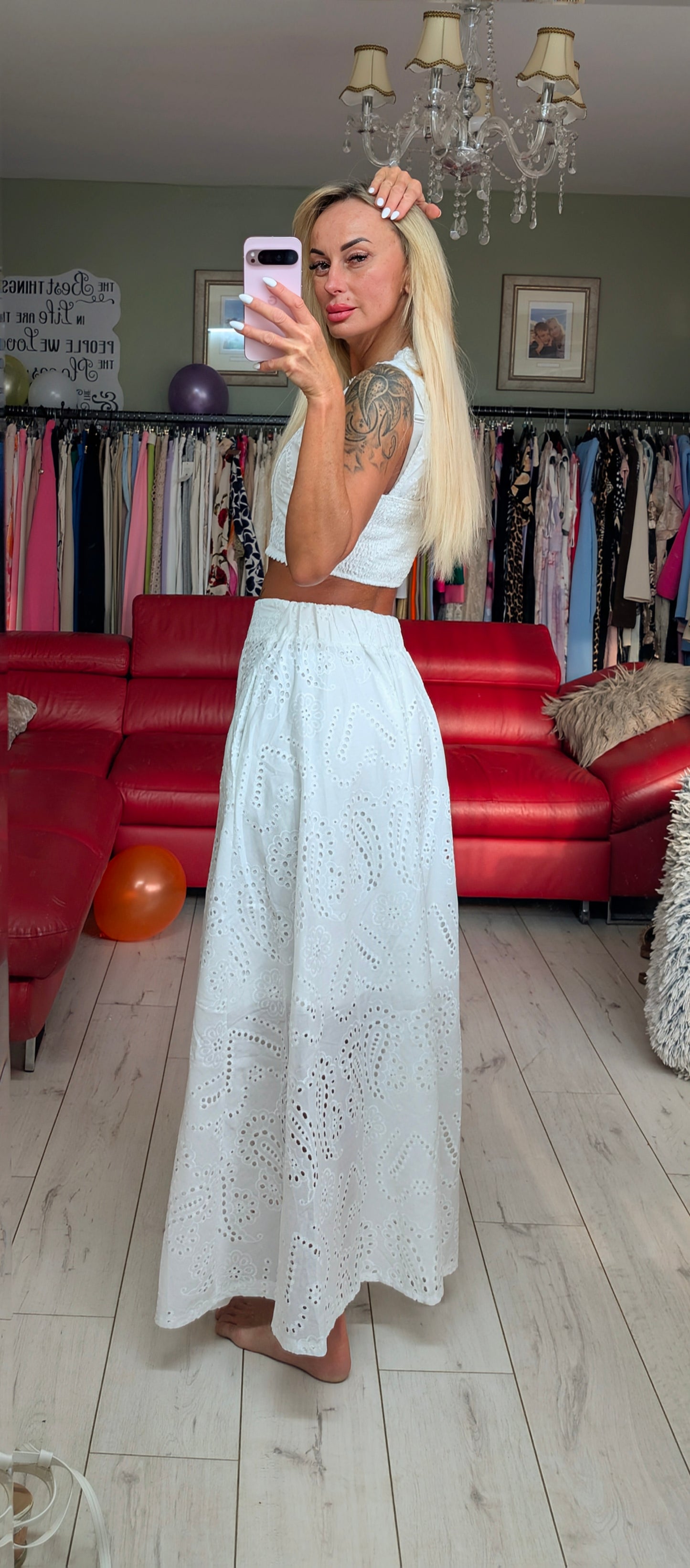 White Set - Skirt and Top