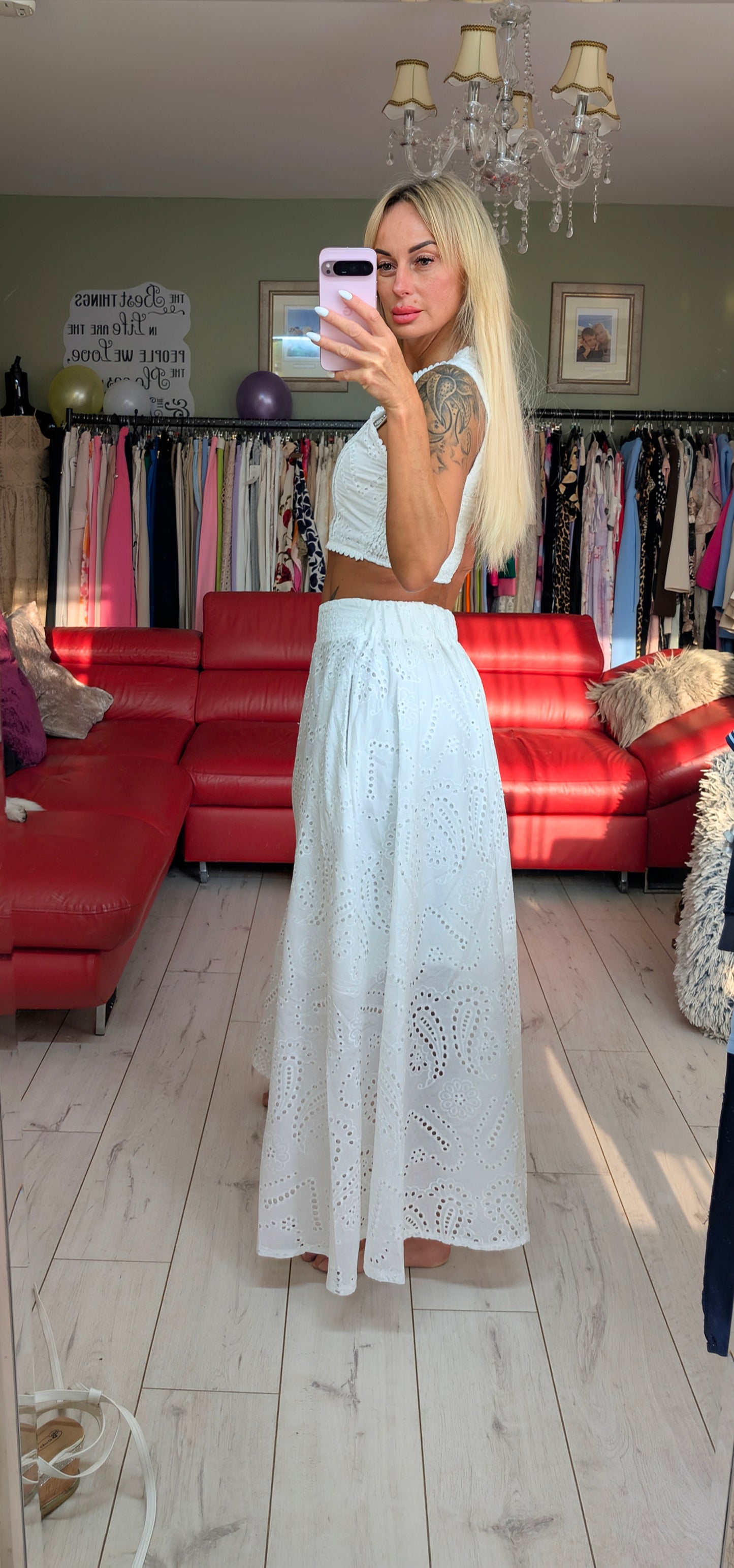 White Set - Skirt and Top