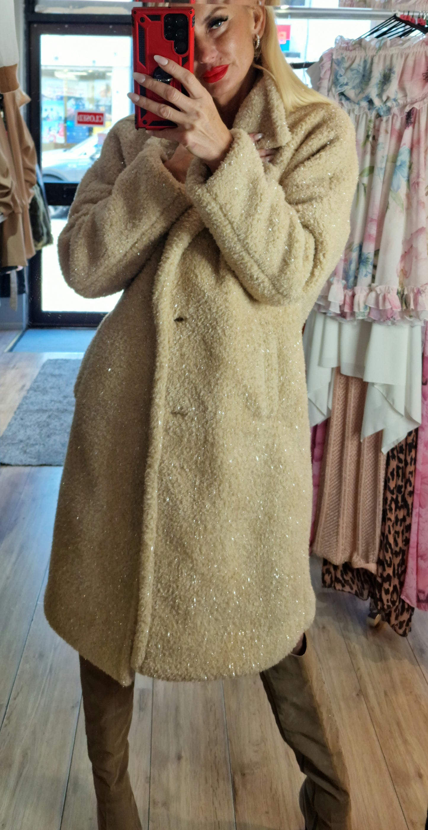 Sparky Cream Coat
